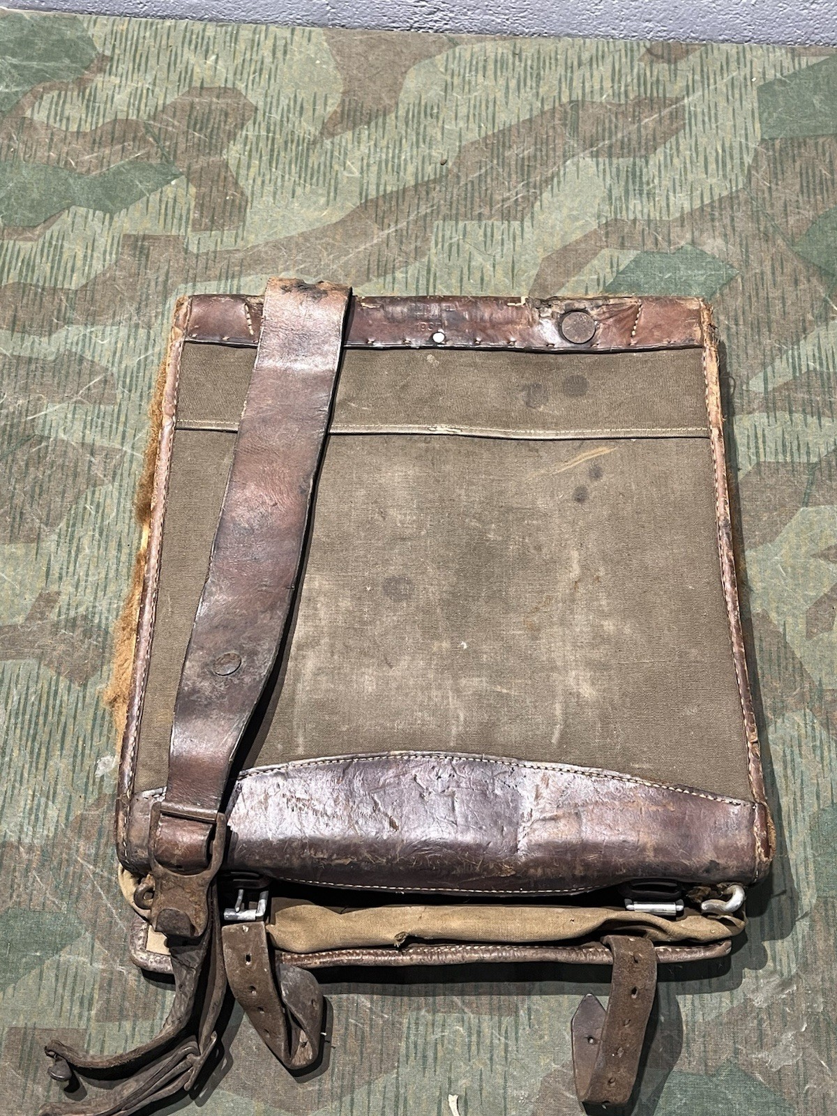 Original WW2 German Uniform M34 Pony Fur Tornister Backpack 1937 Marked - Image 8