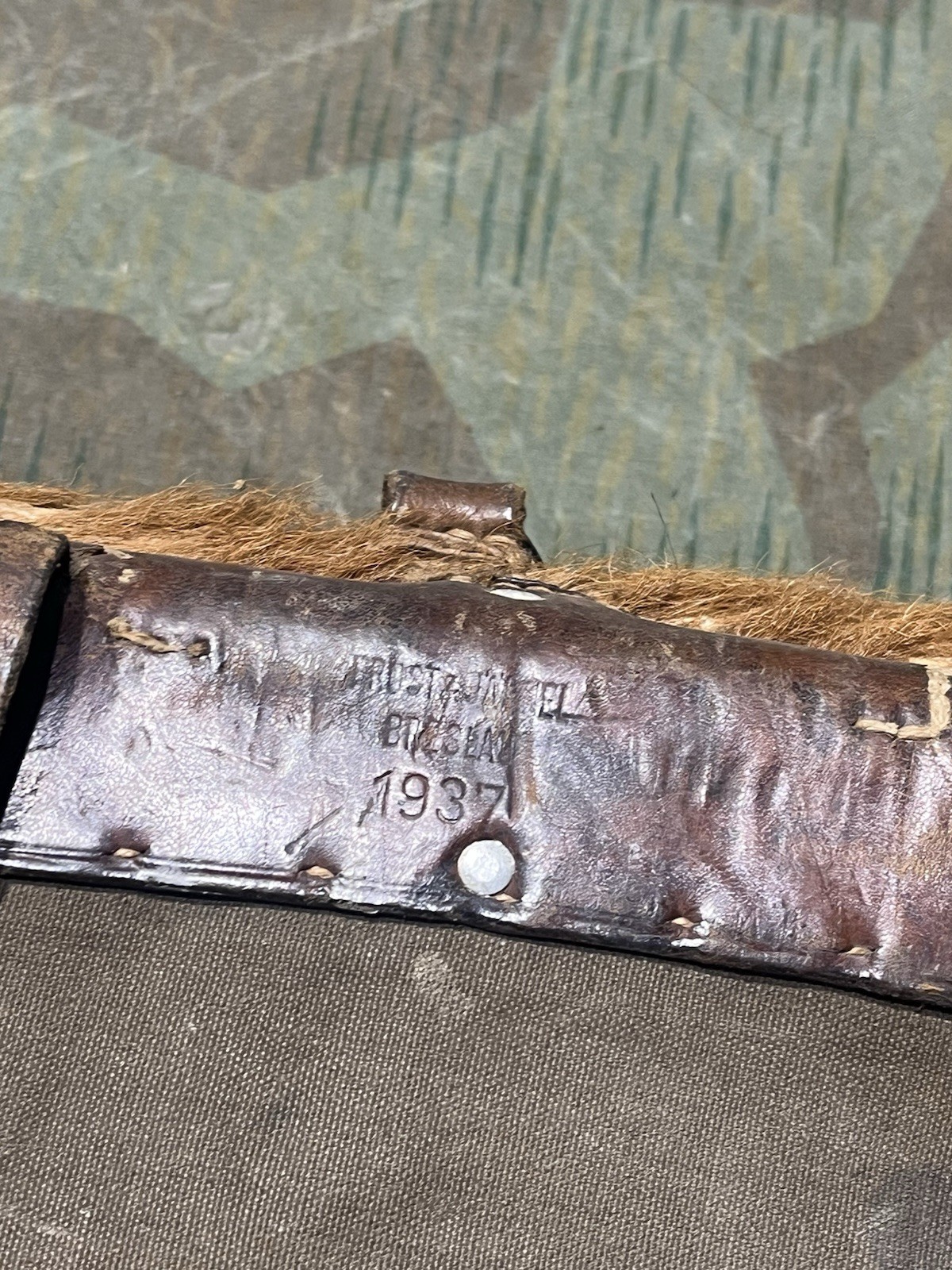 Original WW2 German Uniform M34 Pony Fur Tornister Backpack 1937 Marked - Image 11