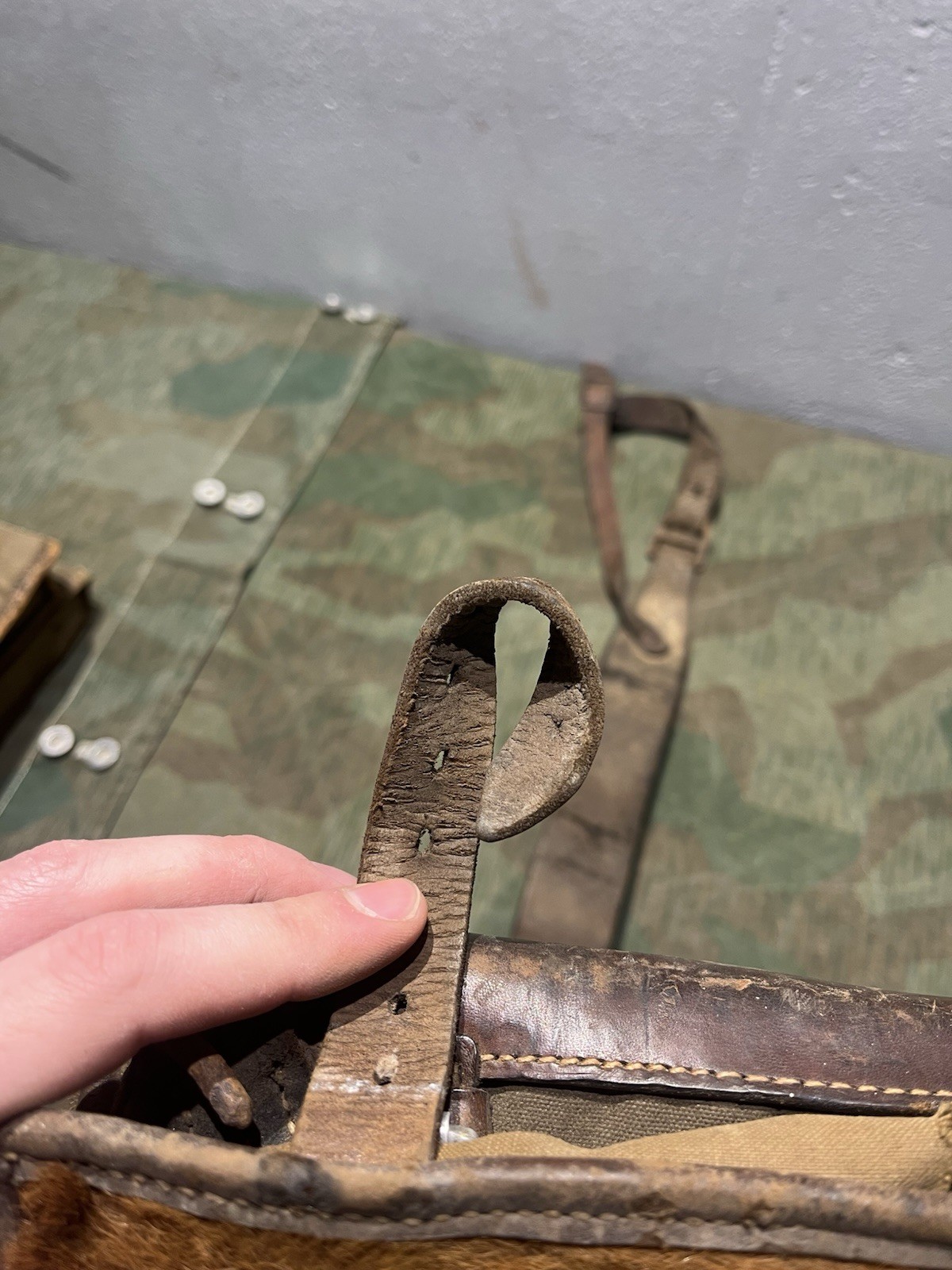 Original WW2 German Uniform M34 Pony Fur Tornister Backpack 1937 Marked - Image 14
