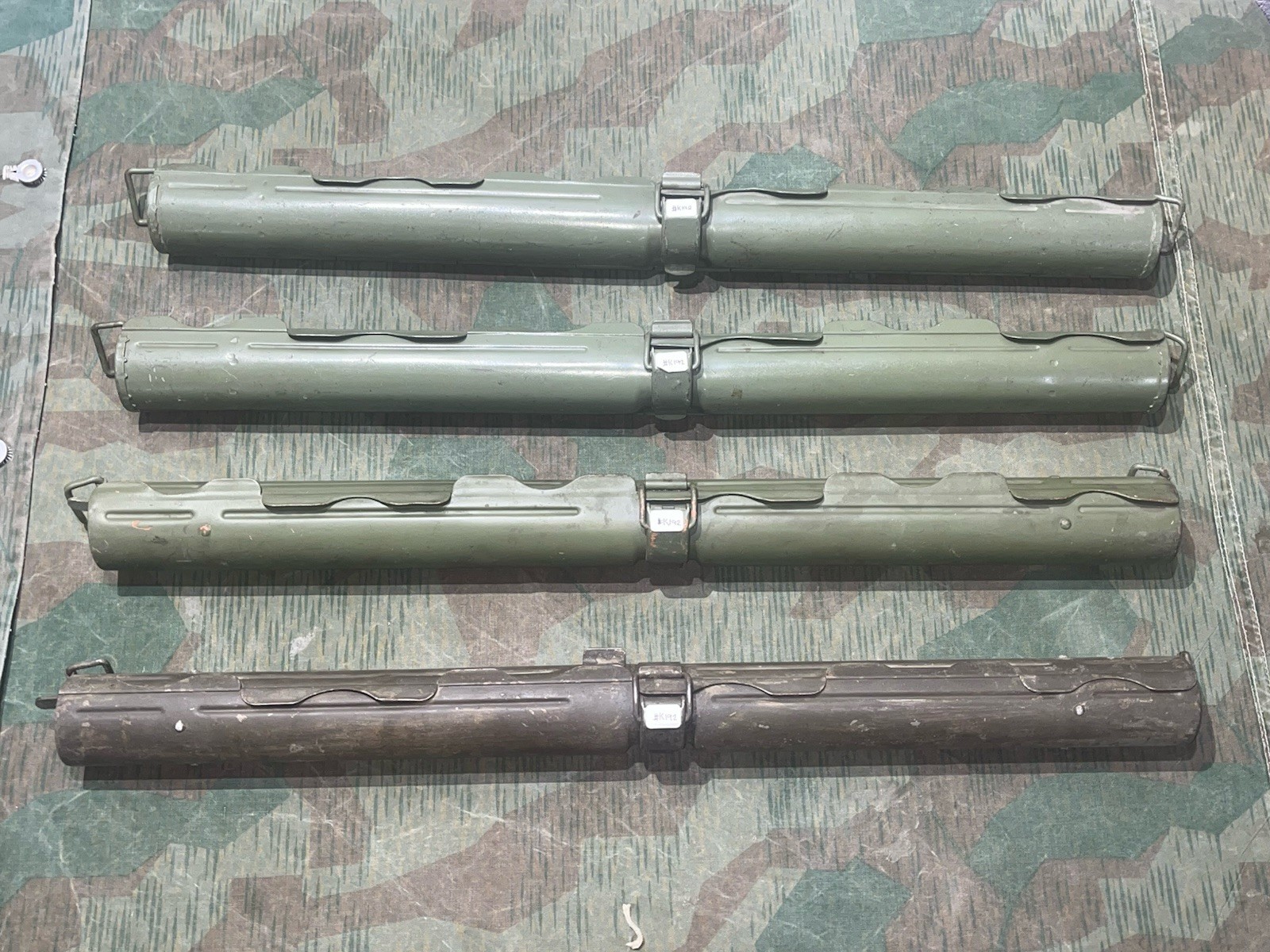 Original WW2 German Mg34 Spare Barrel Carrier Holder Marked & Dated Laufschützer 43 1x