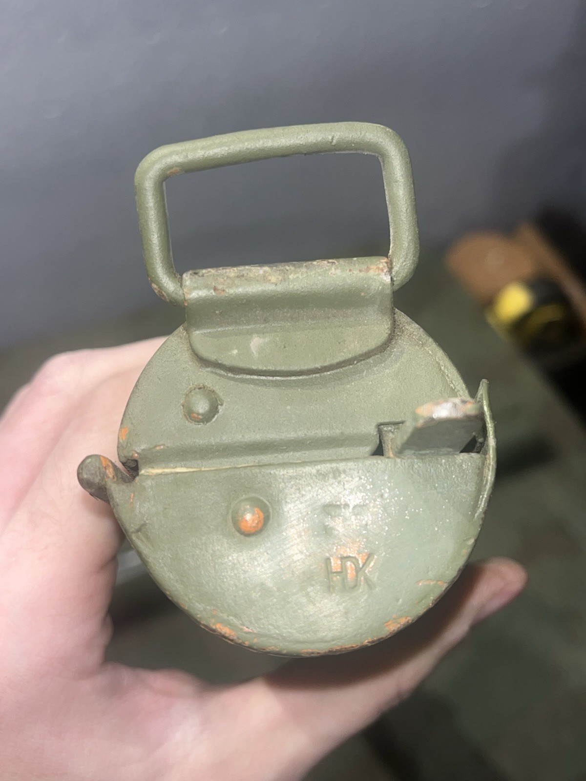 Original WW2 German Mg34 Spare Barrel Carrier Holder Marked & Dated Laufschützer 43 1x - Image 4