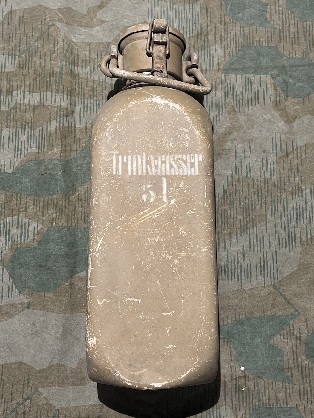 Original WW2 German Afrika Korps 5L Trinkwasser Container Jug