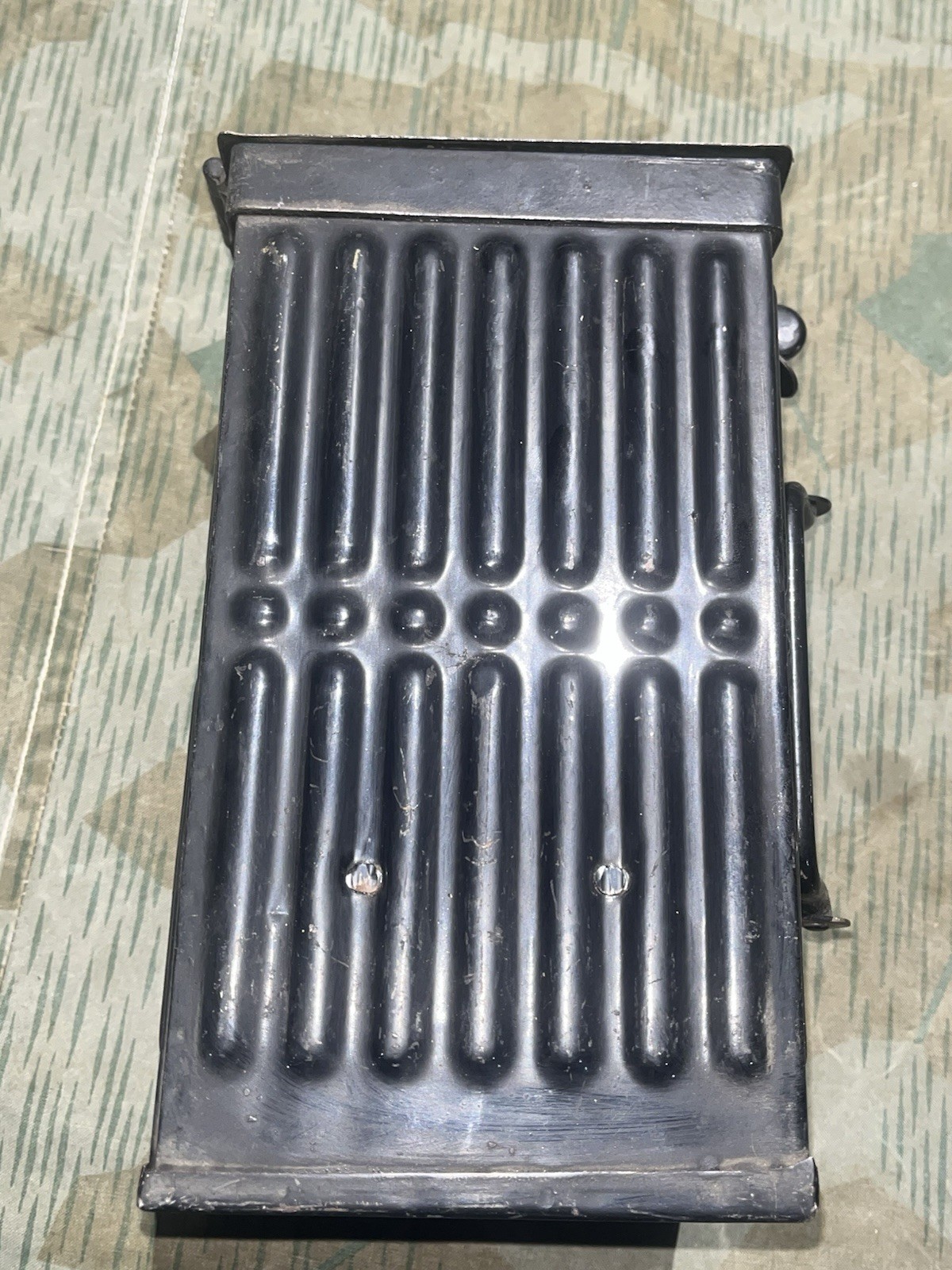 Original WW2 German / Italian Field Kitchen Coffee Grinder Complete - Image 14