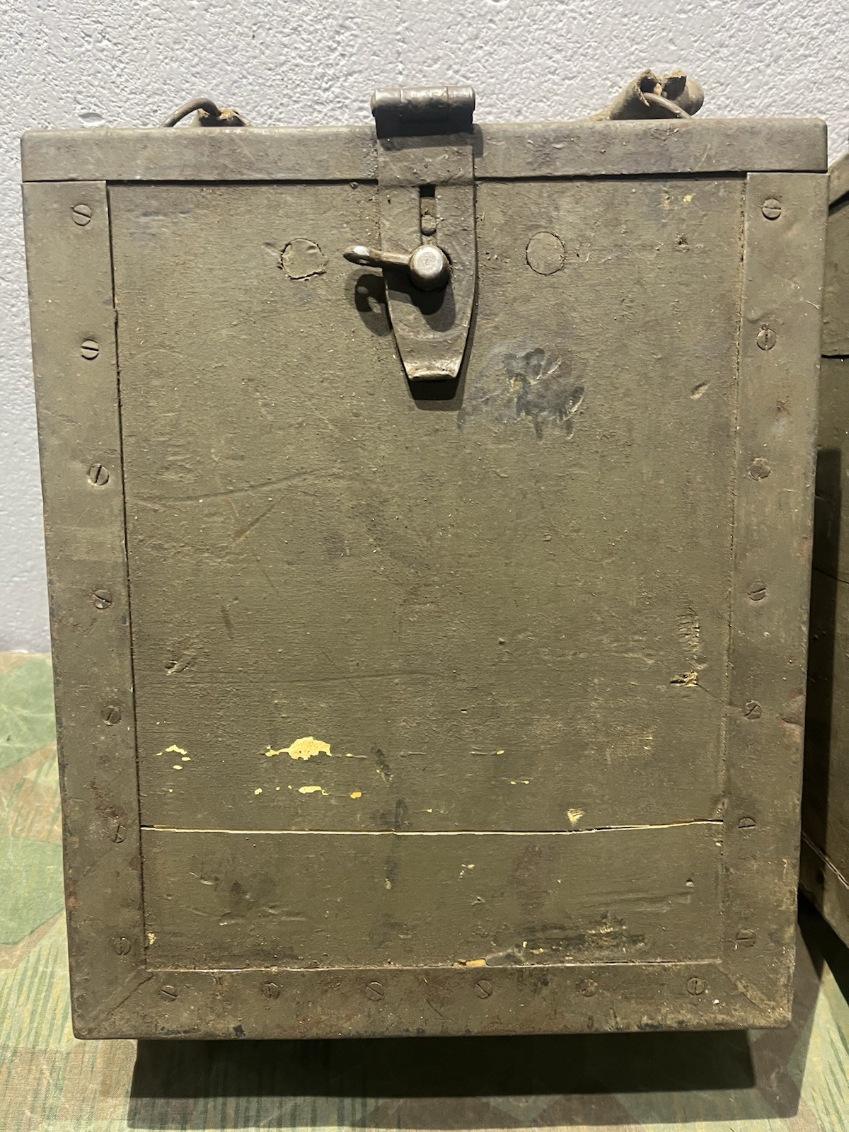 Original WW2 German / 2x Italian Breda M37 Ammo Cans Boxes Crates w/ Feed Trays - Image 9