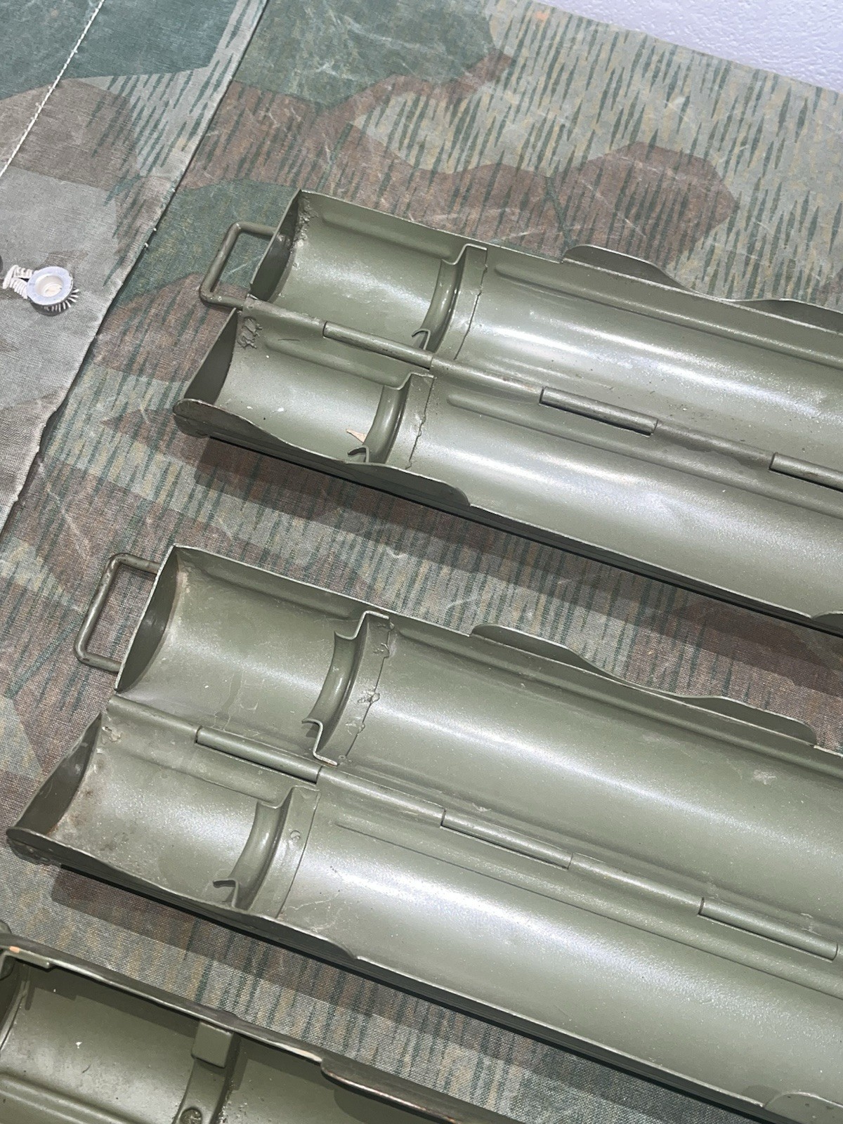 Original WW2 German Mg34 Spare Barrel Carrier Holder Marked & Dated Laufschützer 43 1x - Image 13