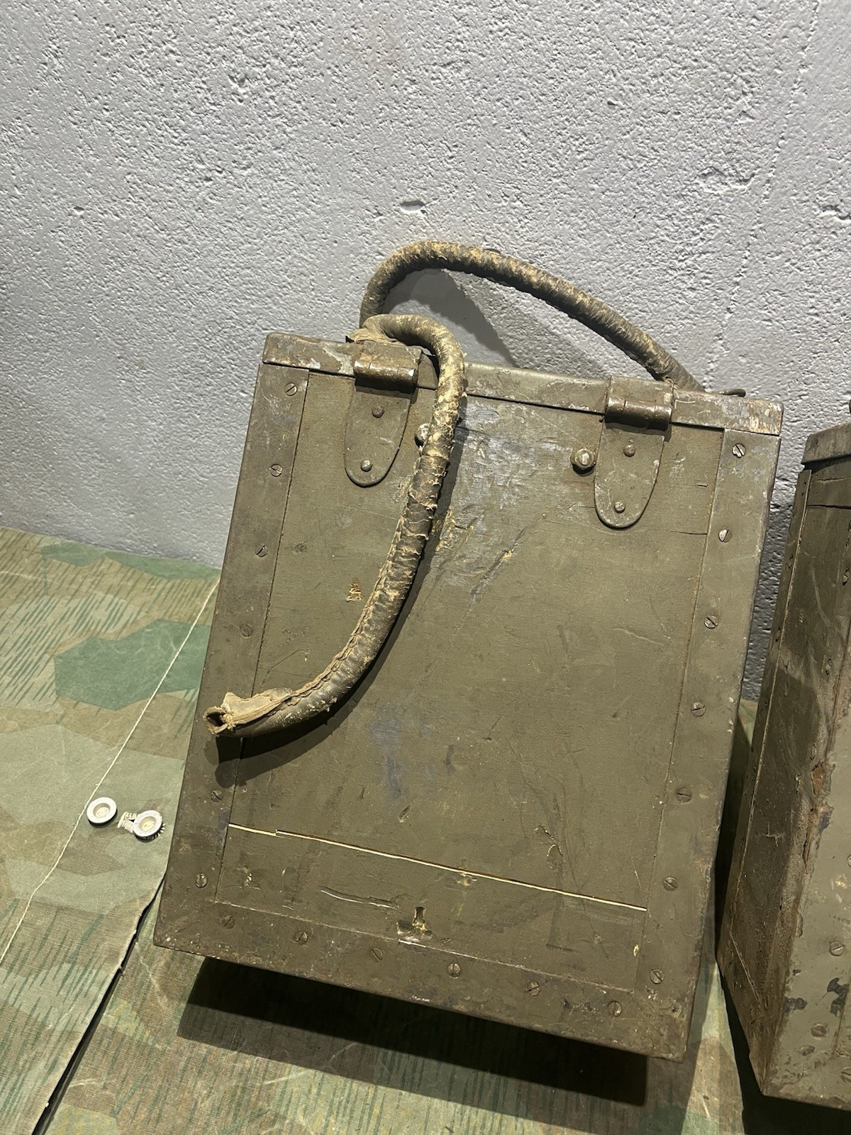 Original WW2 German / 2x Italian Breda M37 Ammo Cans Boxes Crates w/ Feed Trays - Image 21