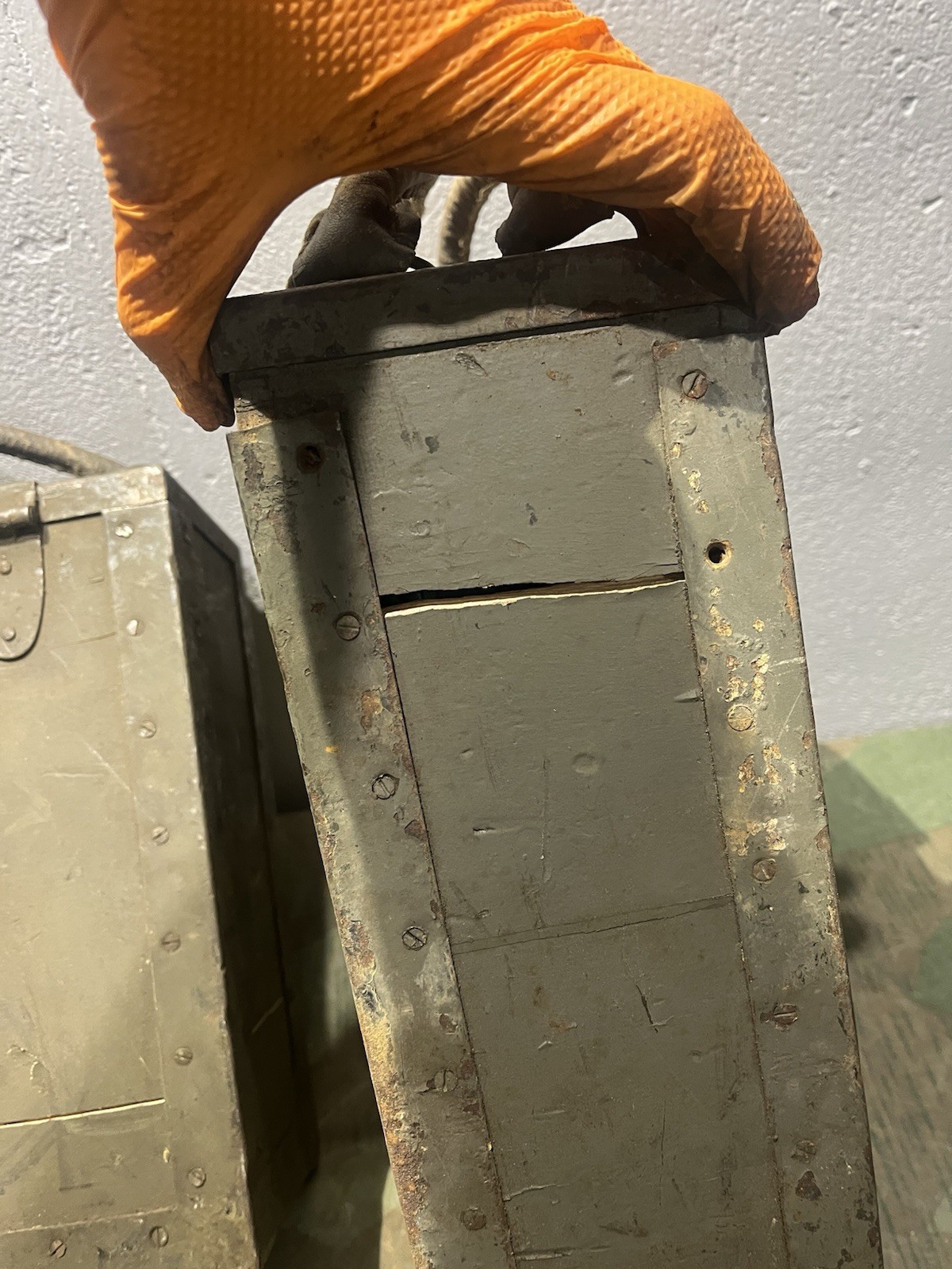 Original WW2 German / 2x Italian Breda M37 Ammo Cans Boxes Crates w/ Feed Trays - Image 22
