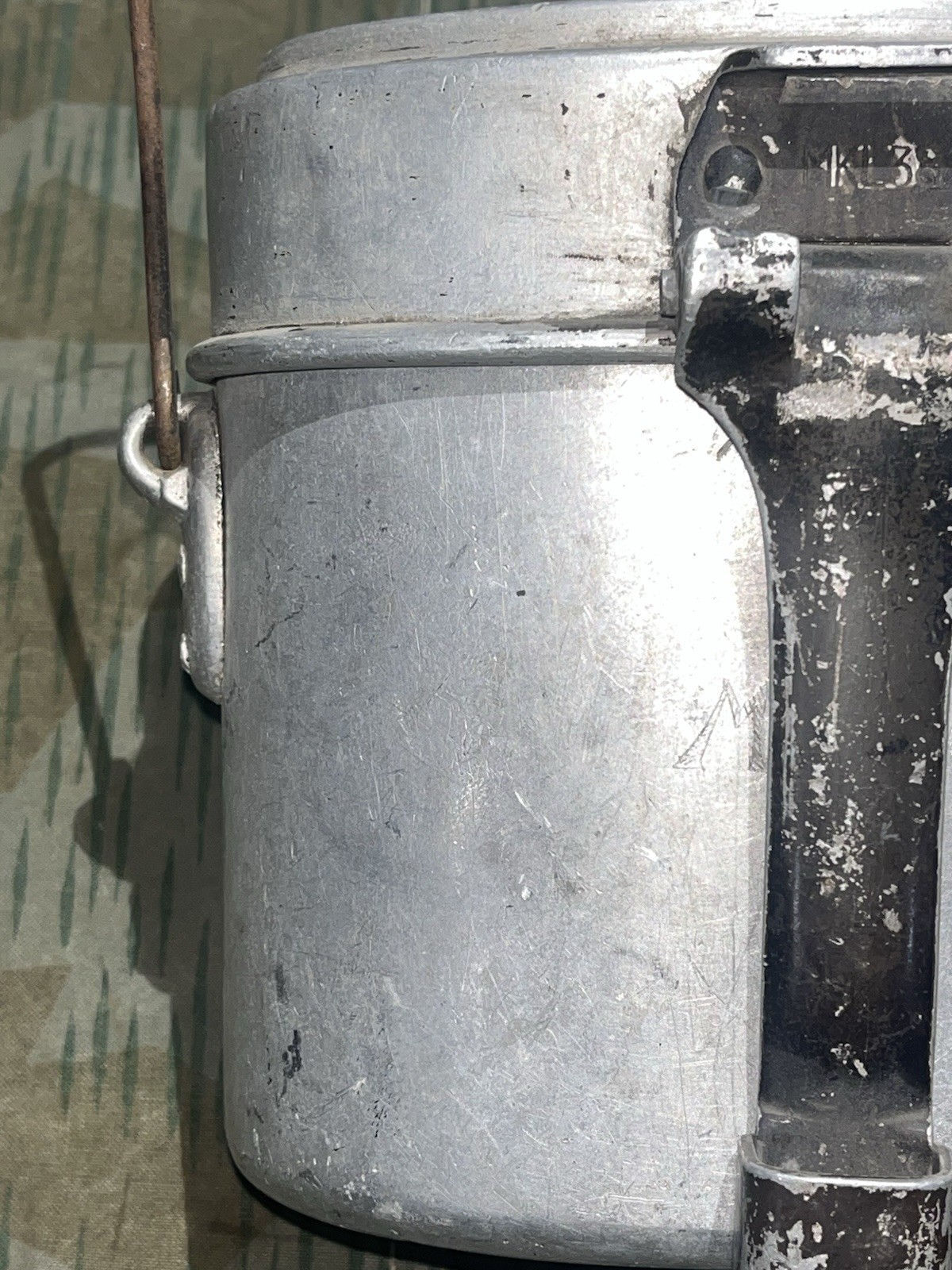 Original WW2 German M31 Mess Tin Kit Marked MKL38/AWF41 - Image 2