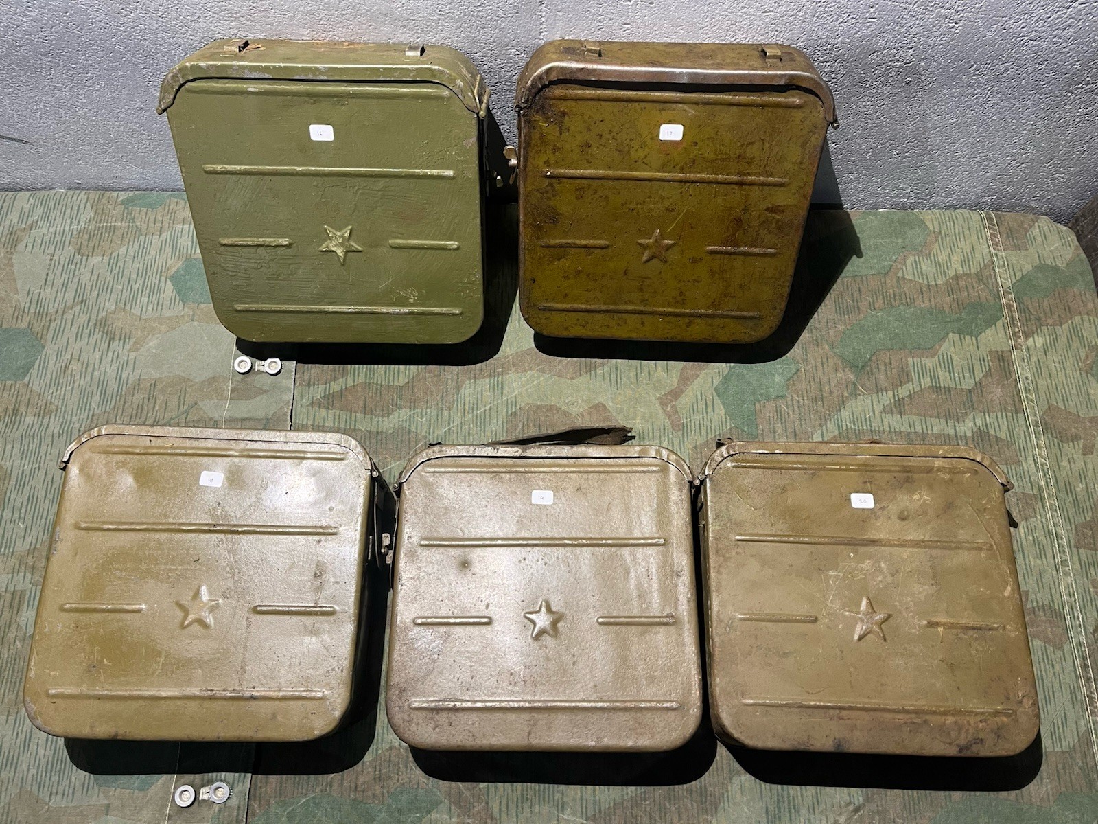 Original WW1 / WW2 Soviet Russian USSR Maxim M1910 Ammo Can 7.62X54 Poor Cond. / Defects
