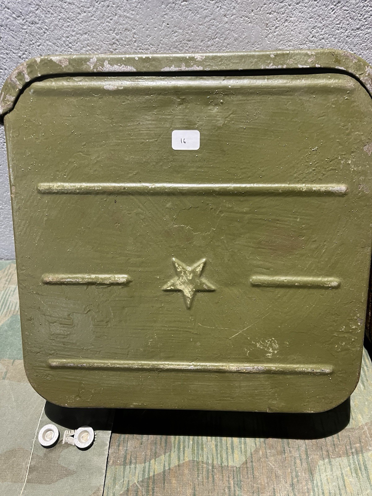 Original WW1 / WW2 Soviet Russian USSR Maxim M1910 Ammo Can 7.62X54 Poor Cond. / Defects - Image 2