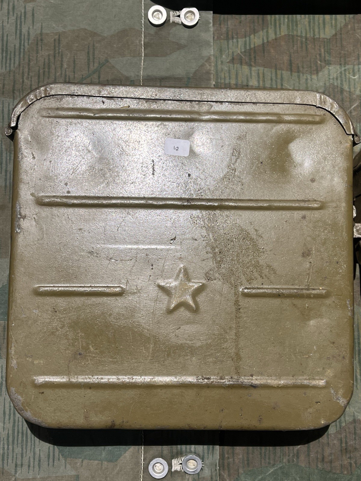 Original WW1 / WW2 Soviet Russian USSR Maxim M1910 Ammo Can 7.62X54 Poor Cond. / Defects - Image 4