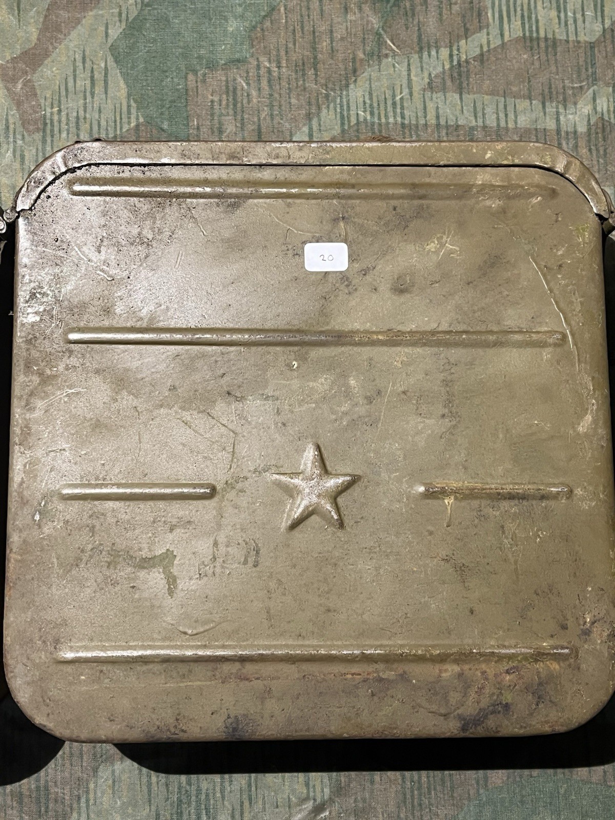 Original WW1 / WW2 Soviet Russian USSR Maxim M1910 Ammo Can 7.62X54 Poor Cond. / Defects - Image 6