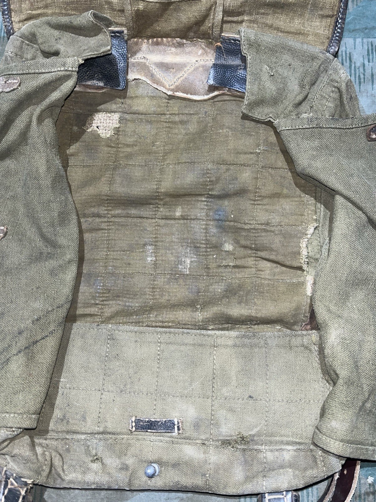 Original WW2 German Uniform M39 Pony Fur Horsehair Tornister Backpack Marked 1942 - Image 15