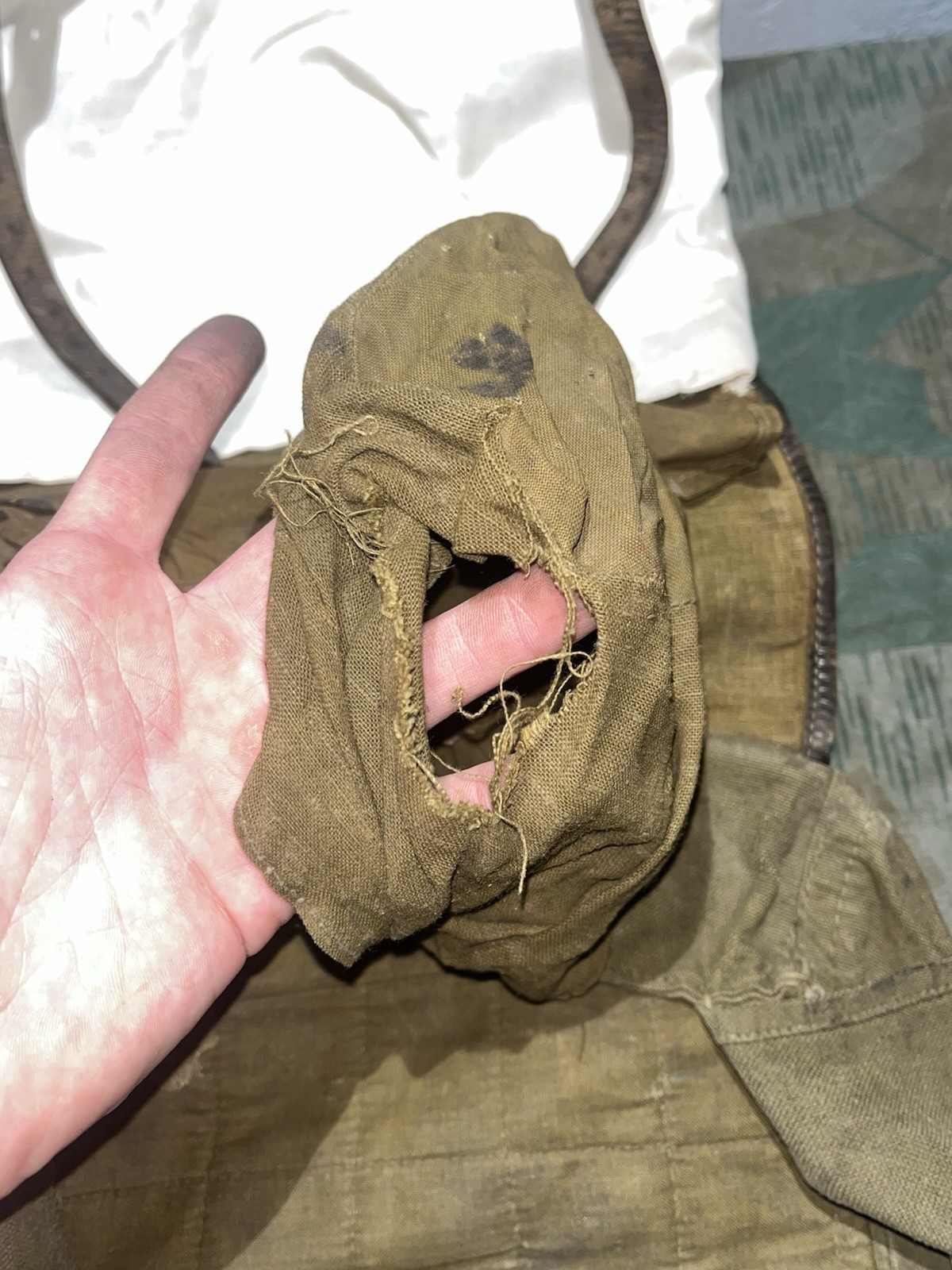 Original WW2 German Uniform M39 Pony Fur Horsehair Tornister Backpack Marked 1942 - Image 18