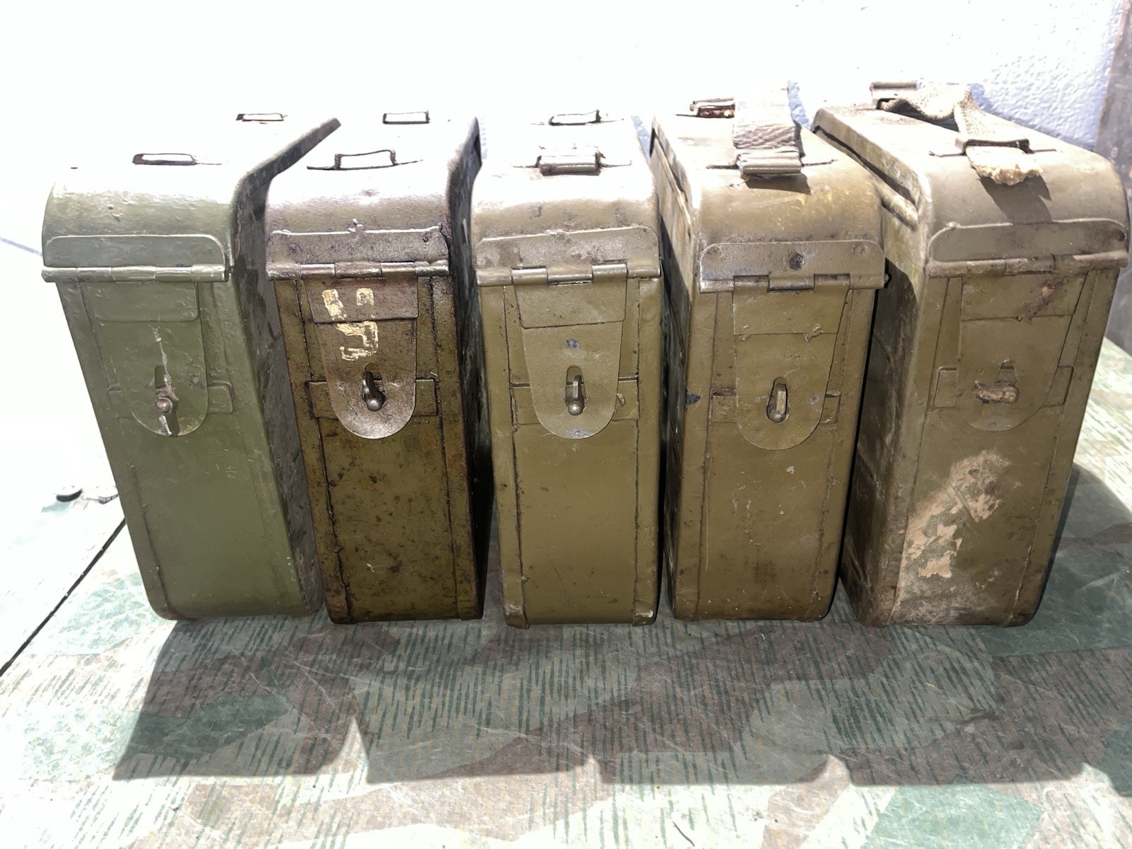 Original WW1 / WW2 Soviet Russian USSR Maxim M1910 Ammo Can 7.62X54 Poor Cond. / Defects - Image 10