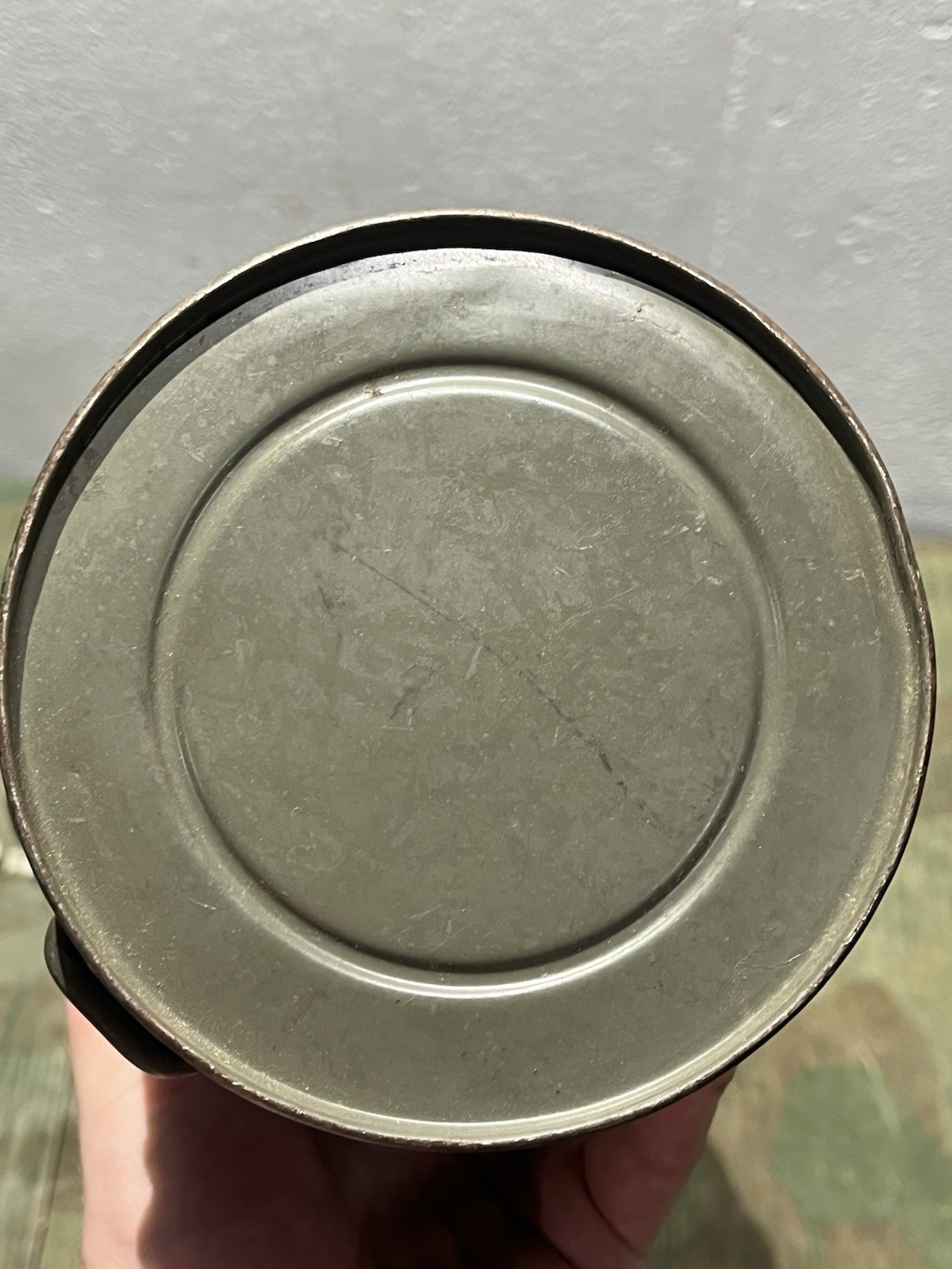Original WW2 German GM30 Gas Mask, Filter, & Canister Marked Auer - Image 17
