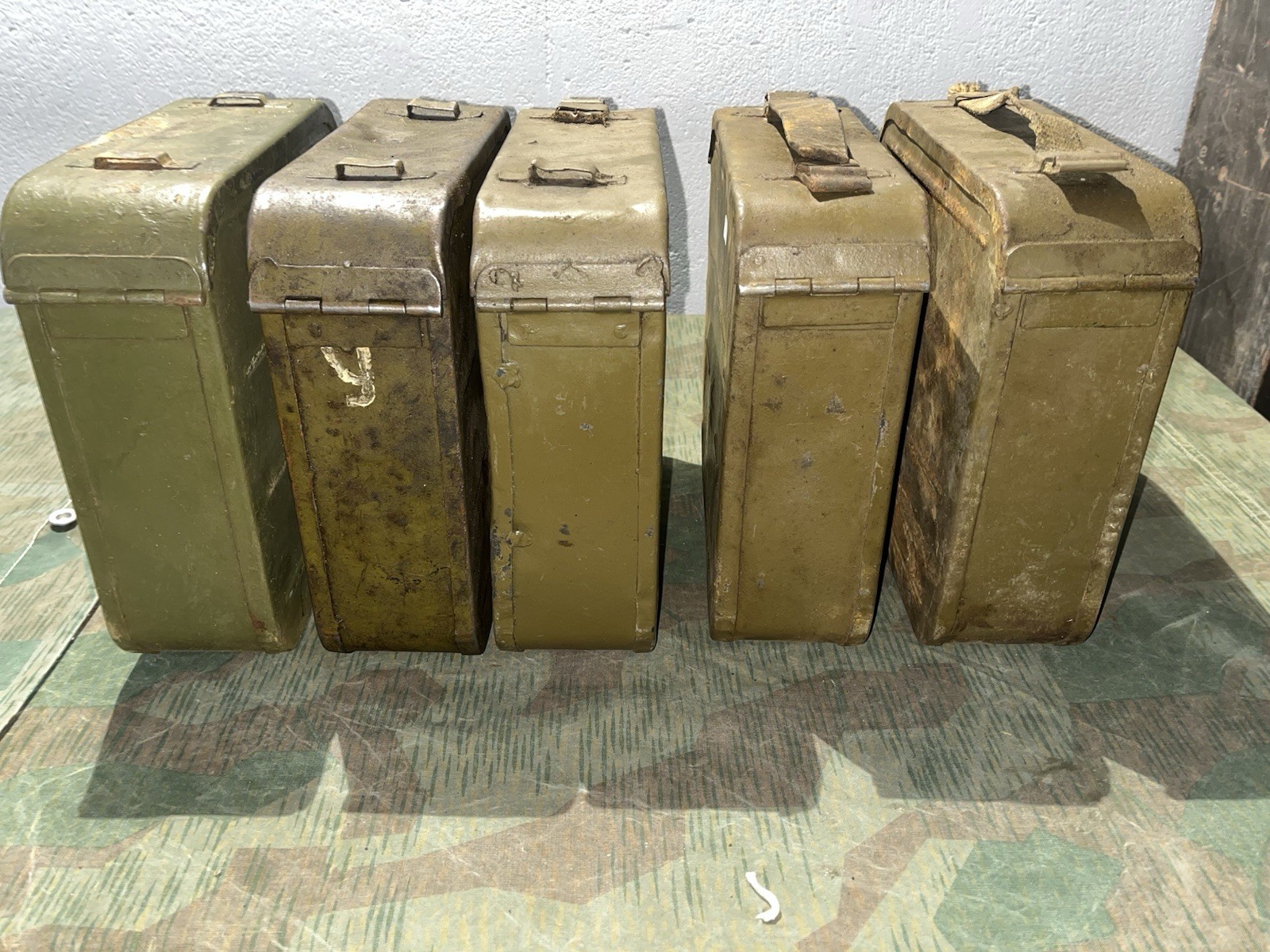 Original WW1 / WW2 Soviet Russian USSR Maxim M1910 Ammo Can 7.62X54 Poor Cond. / Defects - Image 13