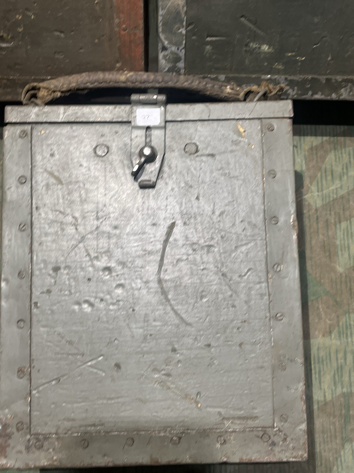 Original WW2 German / 3x Italian Breda M37 Ammo Cans Boxes Crates w/ Feed Trays - Image 5