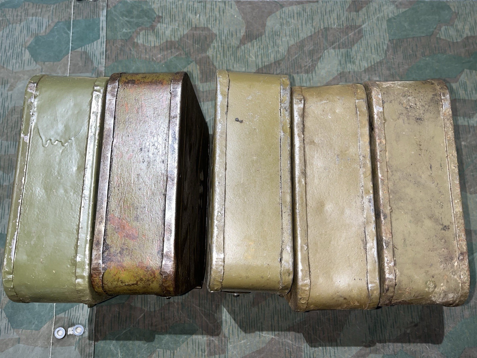 Original WW1 / WW2 Soviet Russian USSR Maxim M1910 Ammo Can 7.62X54 Poor Cond. / Defects - Image 14