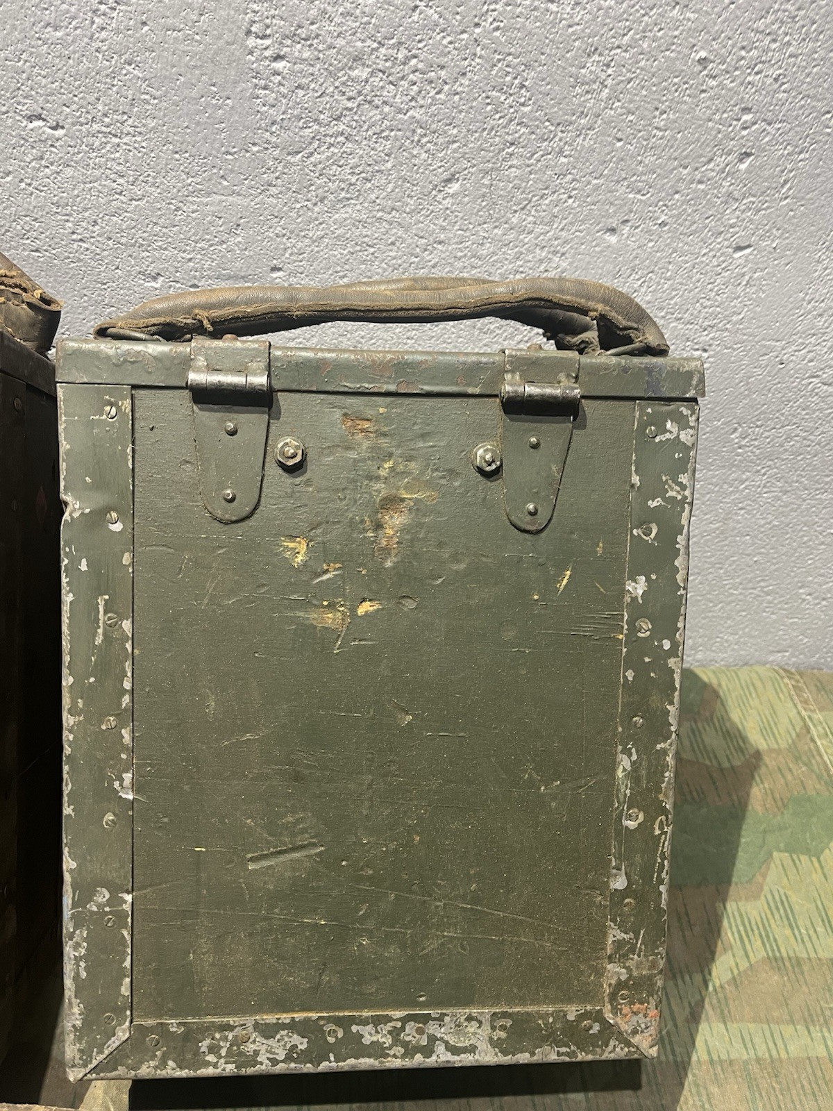 Original WW2 German / 3x Italian Breda M37 Ammo Cans Boxes Crates w/ Feed Trays - Image 15