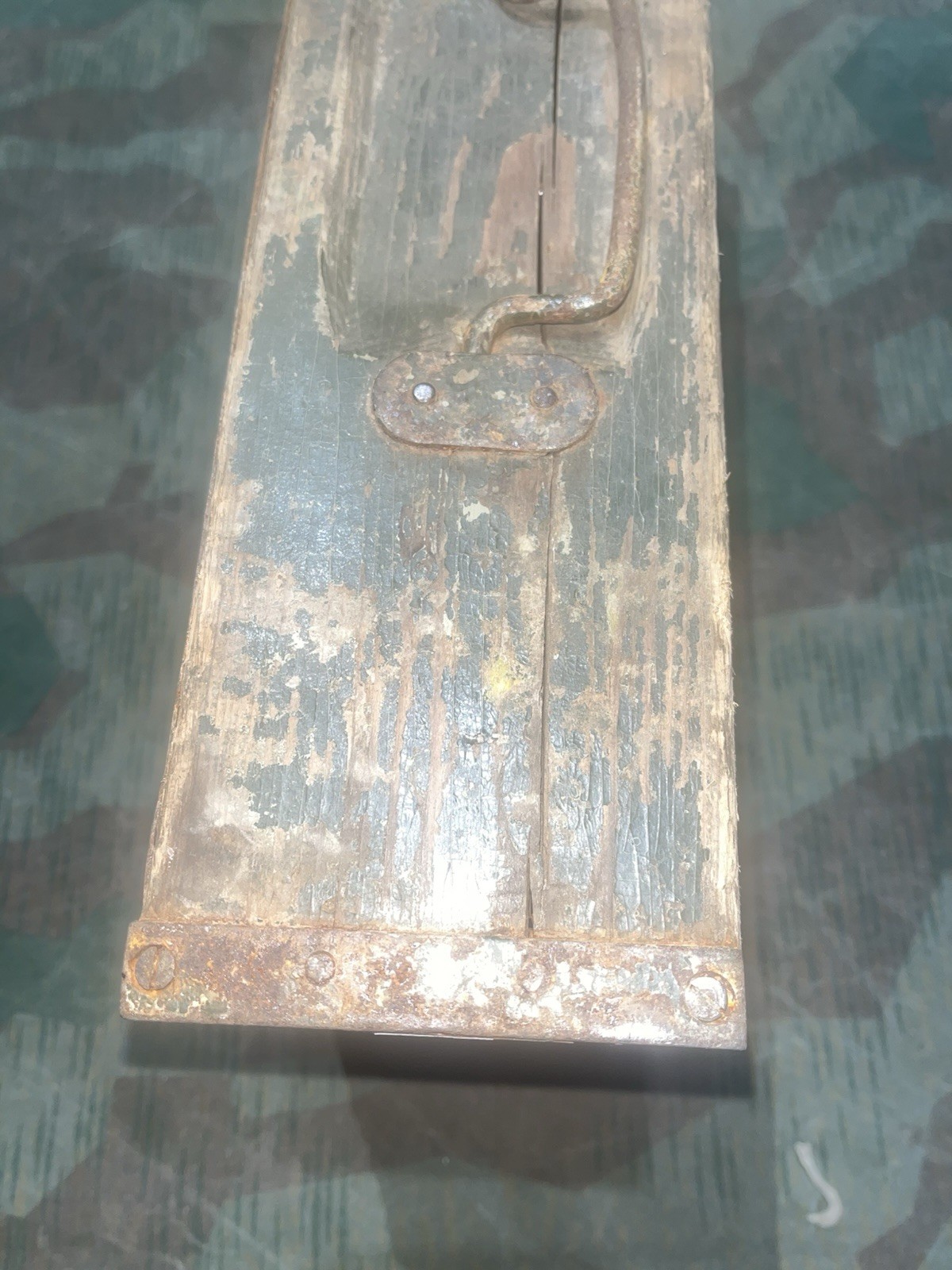 Original WW1 / WW2 German Mg08/15 Maxim Wood Ammo Can - Image 3