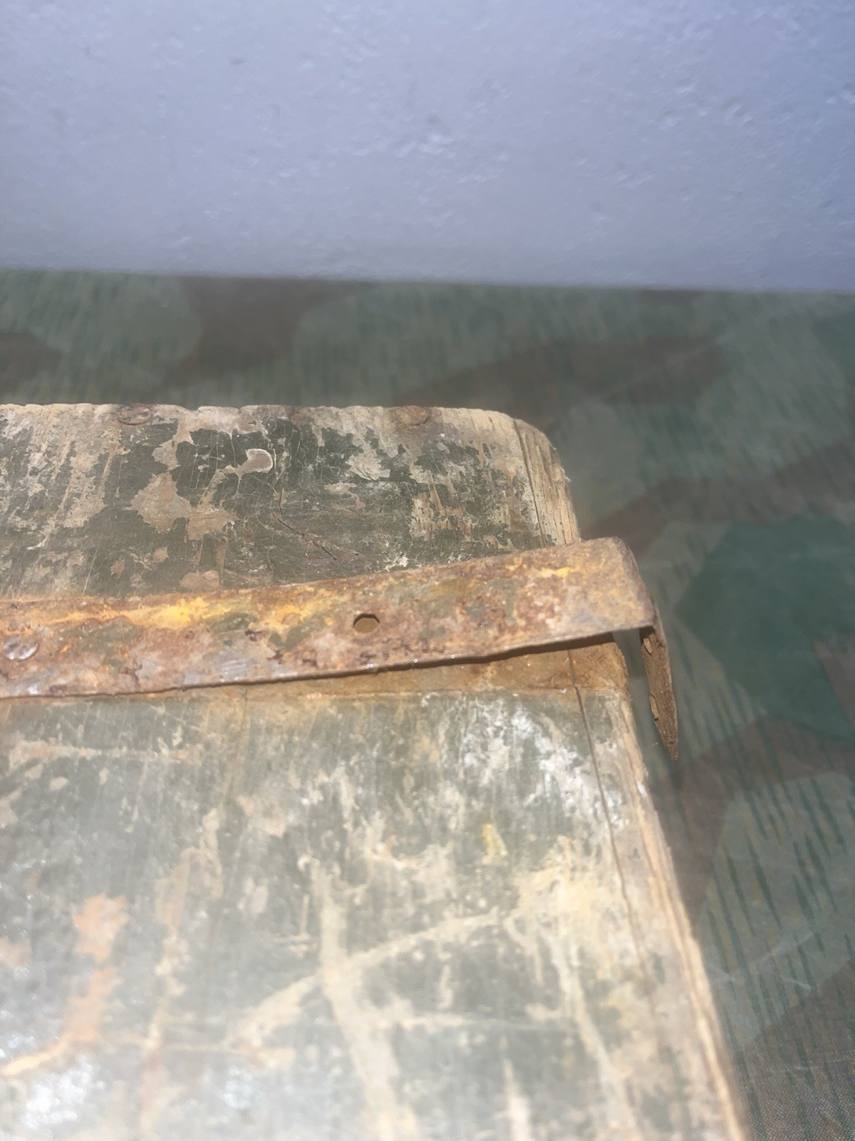 Original WW1 / WW2 German Mg08/15 Maxim Wood Ammo Can - Image 7