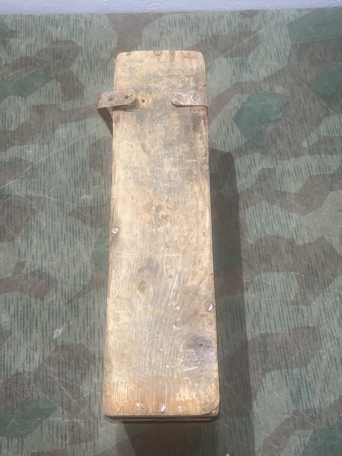 Original WW1 / WW2 German Mg08/15 Maxim Wood Ammo Can - Image 9