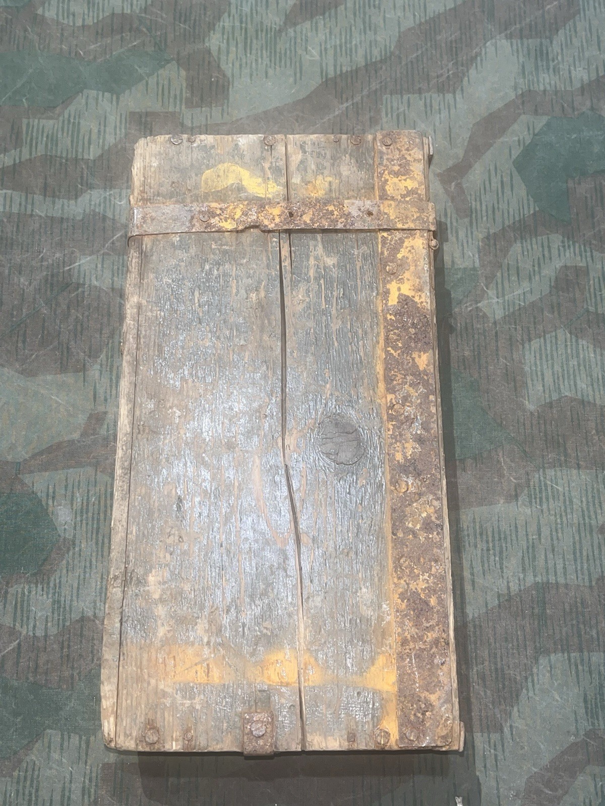 Original WW1 / WW2 German Mg08/15 Maxim Wood Ammo Can - Image 12