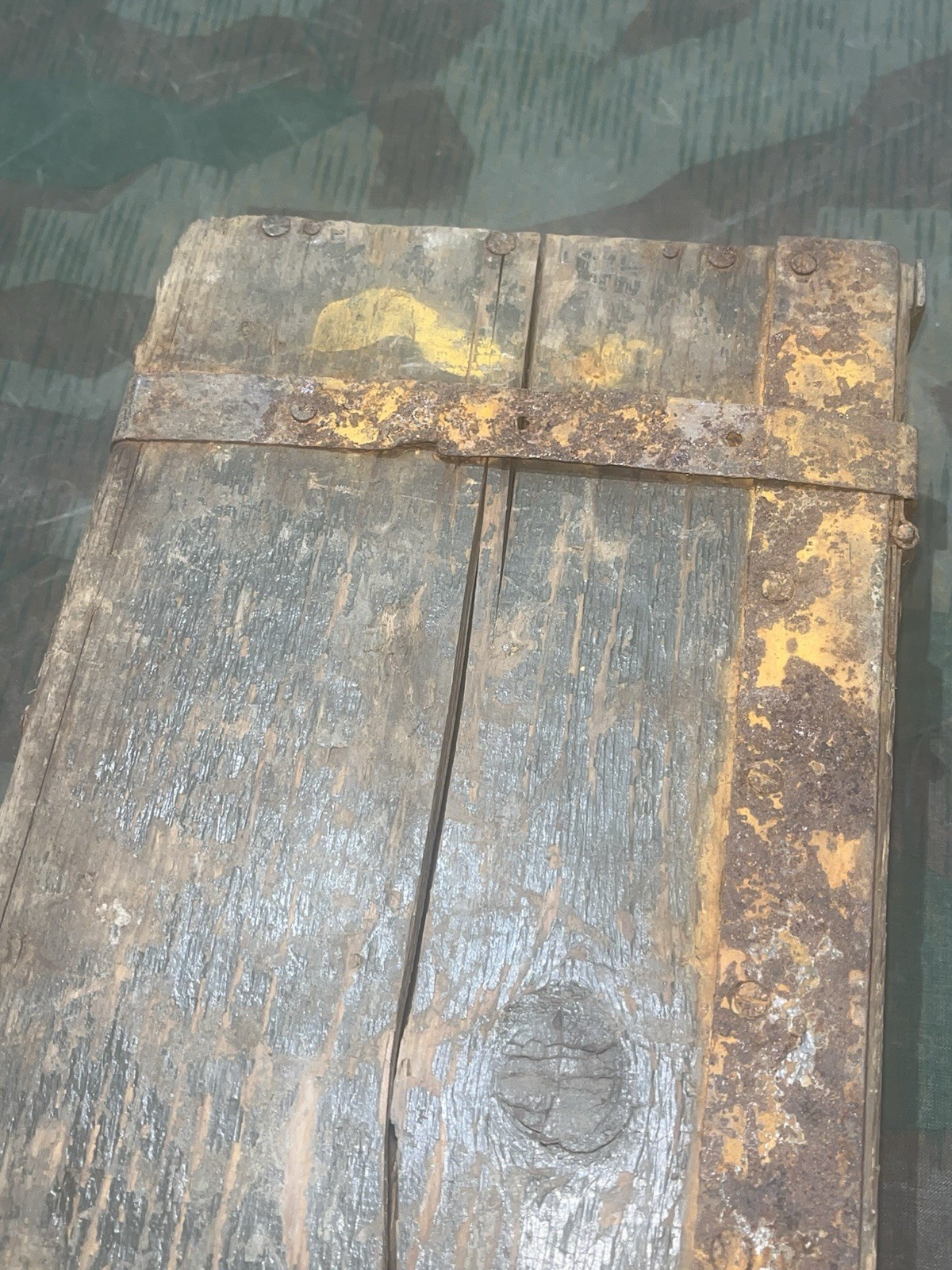 Original WW1 / WW2 German Mg08/15 Maxim Wood Ammo Can - Image 14