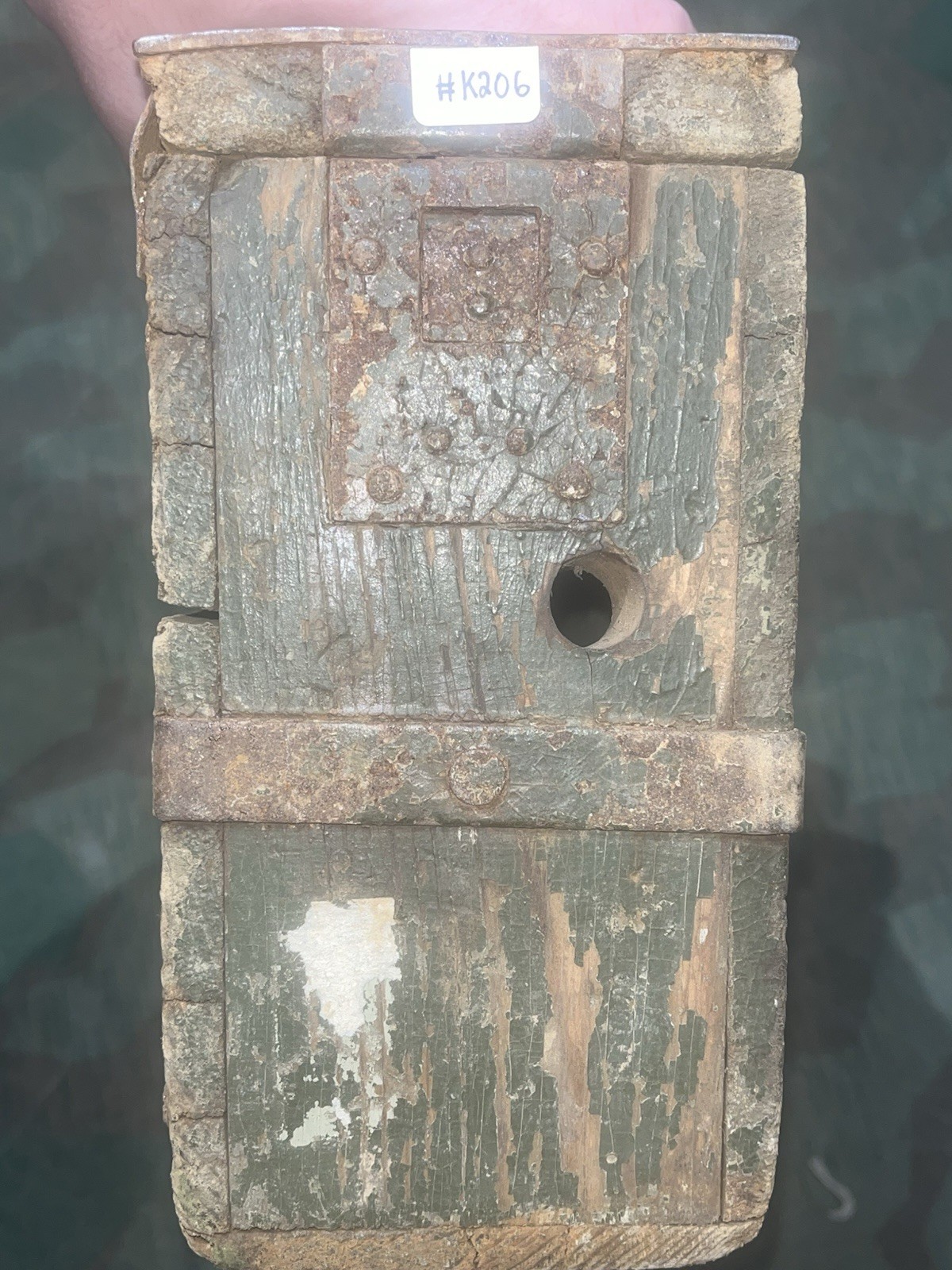 Original WW1 / WW2 German Mg08/15 Maxim Wood Ammo Can - Image 16