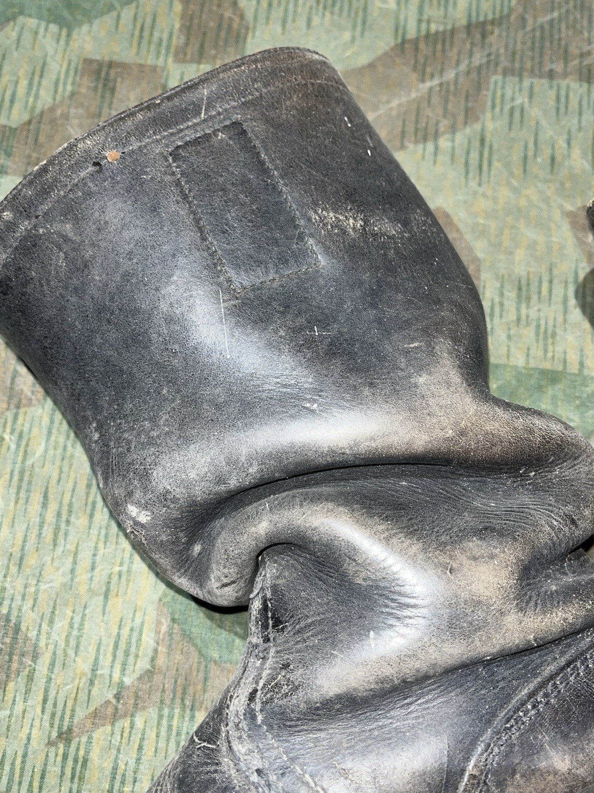 Size 10.5 Original WW2 German Uniform Combat / Marching Jack Boots - Image 2