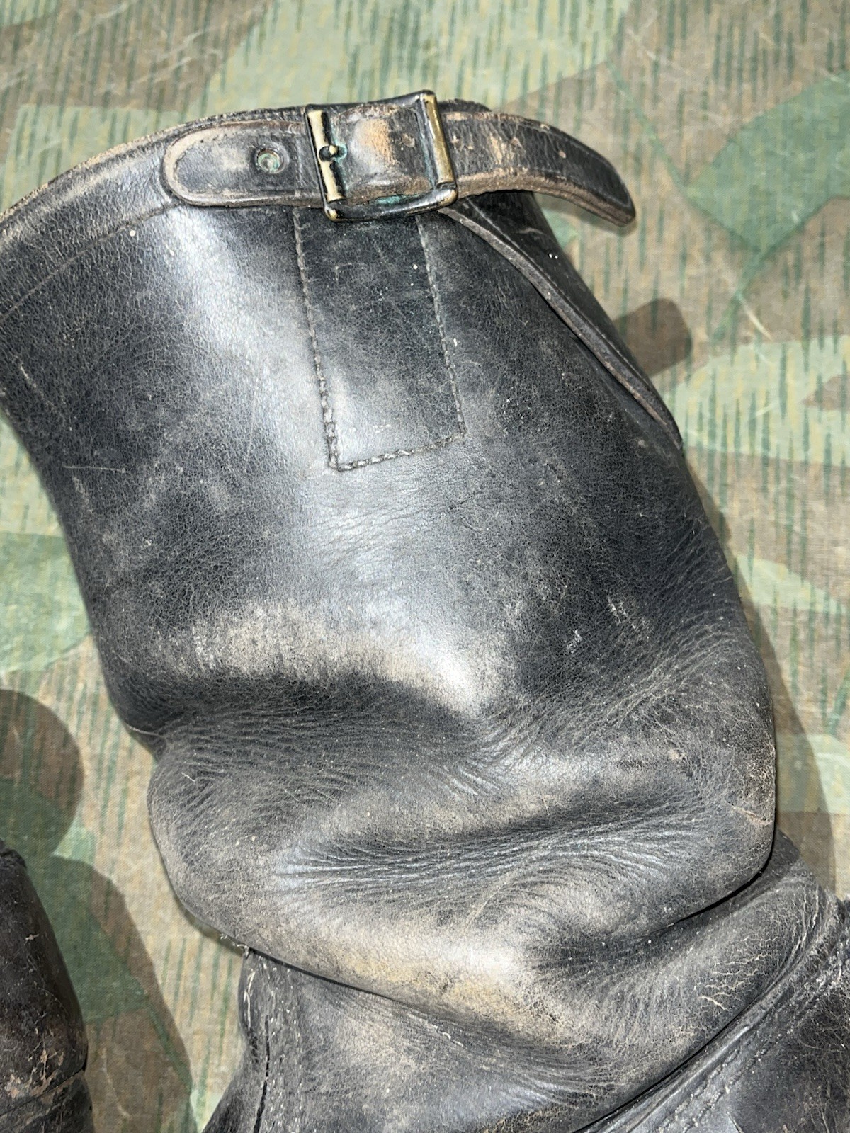 Size 10.5 Original WW2 German Uniform Combat / Marching Jack Boots - Image 5
