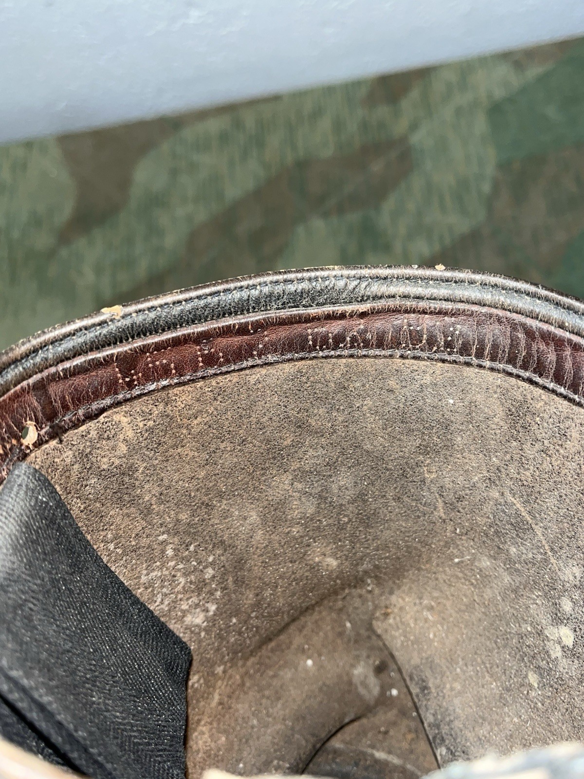 Size 10.5 Original WW2 German Uniform Combat / Marching Jack Boots - Image 17