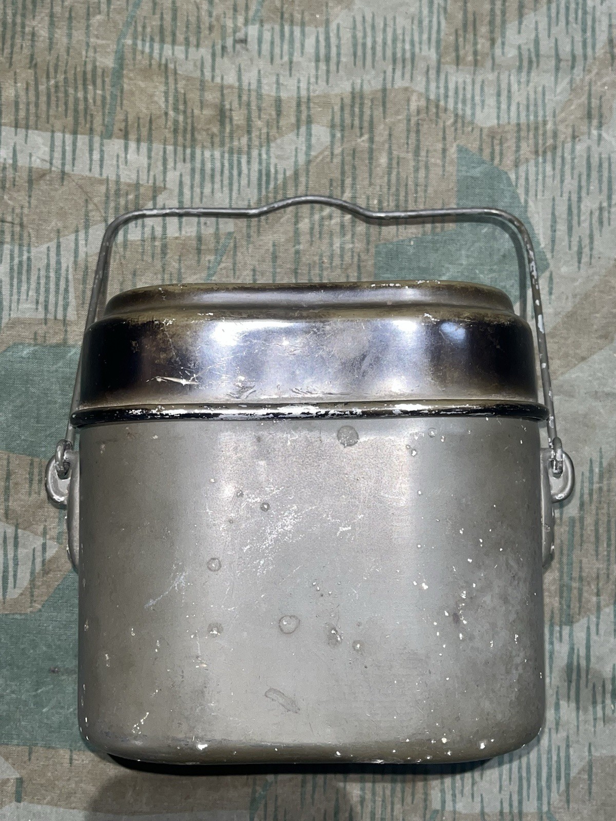 Original WW2 German M31 Mess Tin Kit Marked AWG 1938 - Image 11