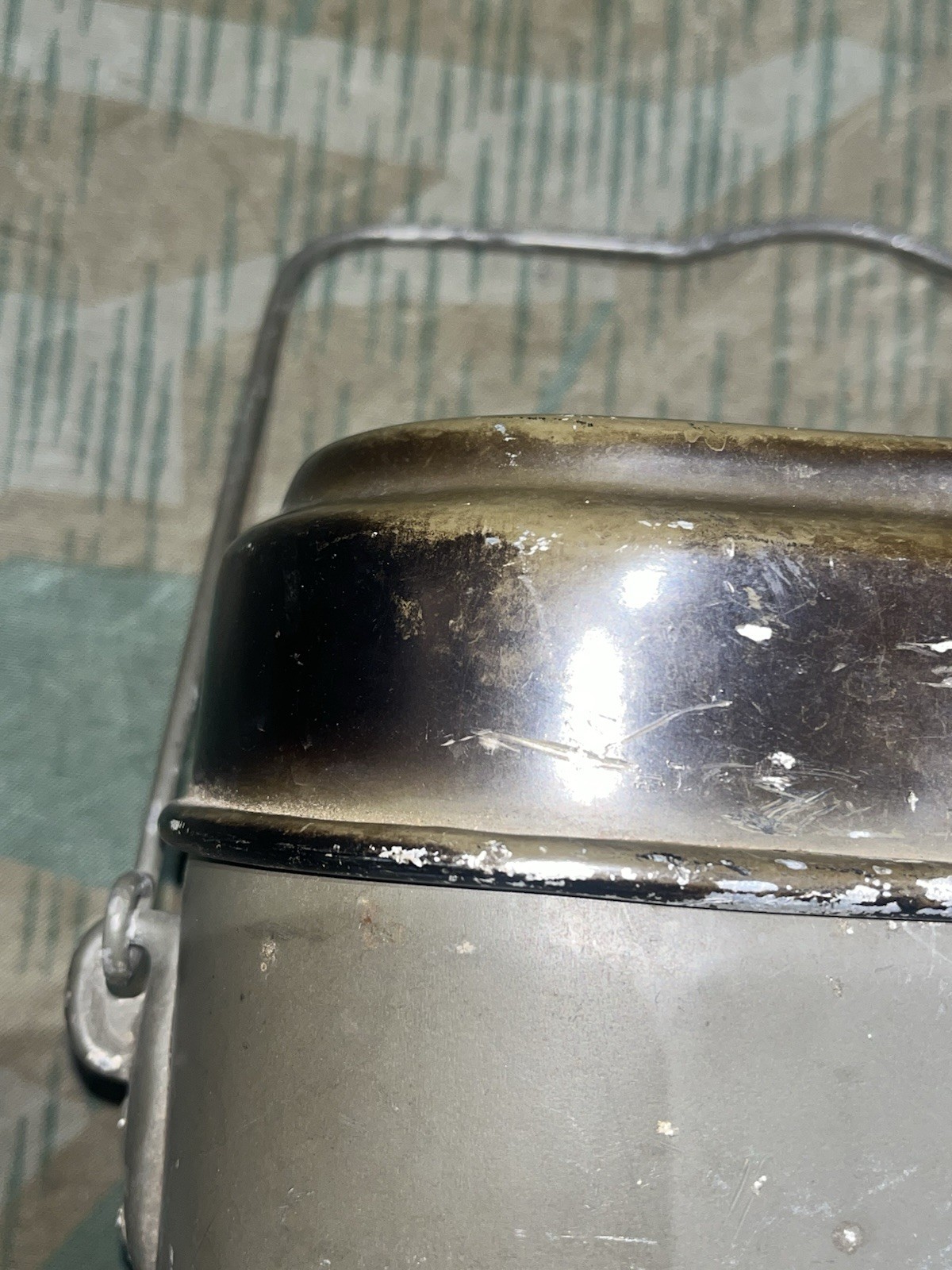 Original WW2 German M31 Mess Tin Kit Marked AWG 1938 - Image 12
