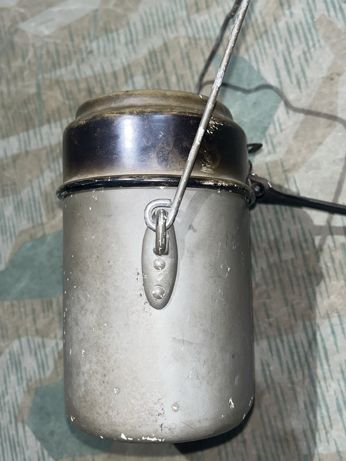 Original WW2 German M31 Mess Tin Kit Marked AWG 1938 - Image 14