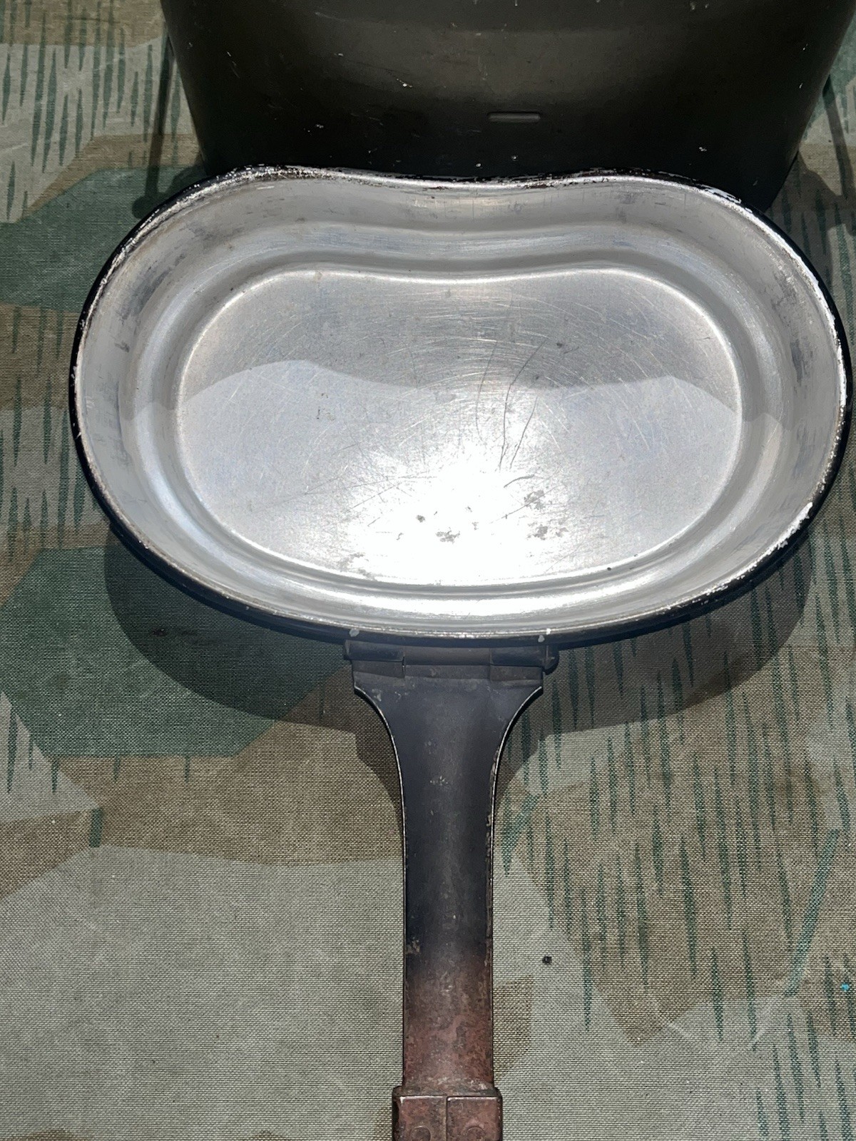 Original WW2 German M31 Mess Tin Kit Marked AWG 1938 - Image 16