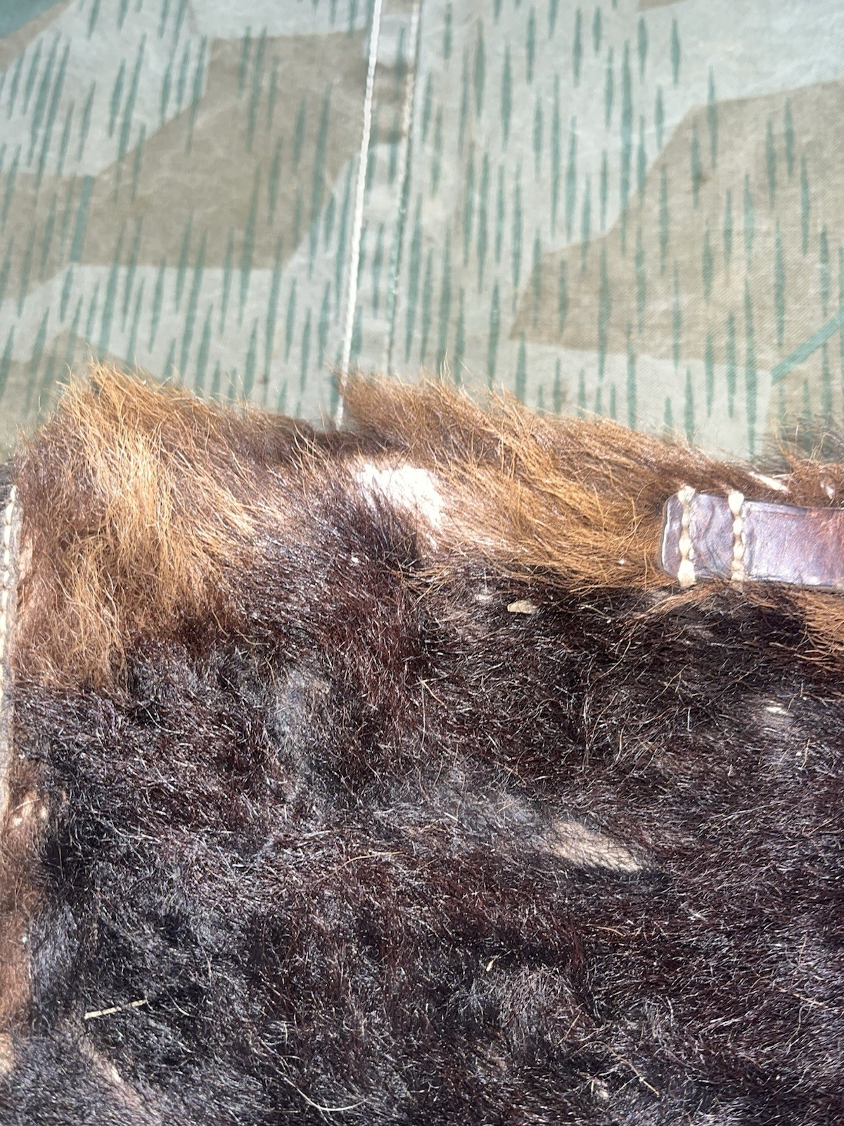 Original WW2 German Uniform M39 Pony Fur Tornister Backpack Marked RB-Nr0561/007 - Image 3