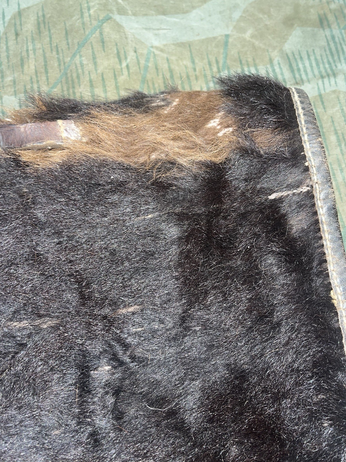 Original WW2 German Uniform M39 Pony Fur Tornister Backpack Marked RB-Nr0561/007 - Image 4
