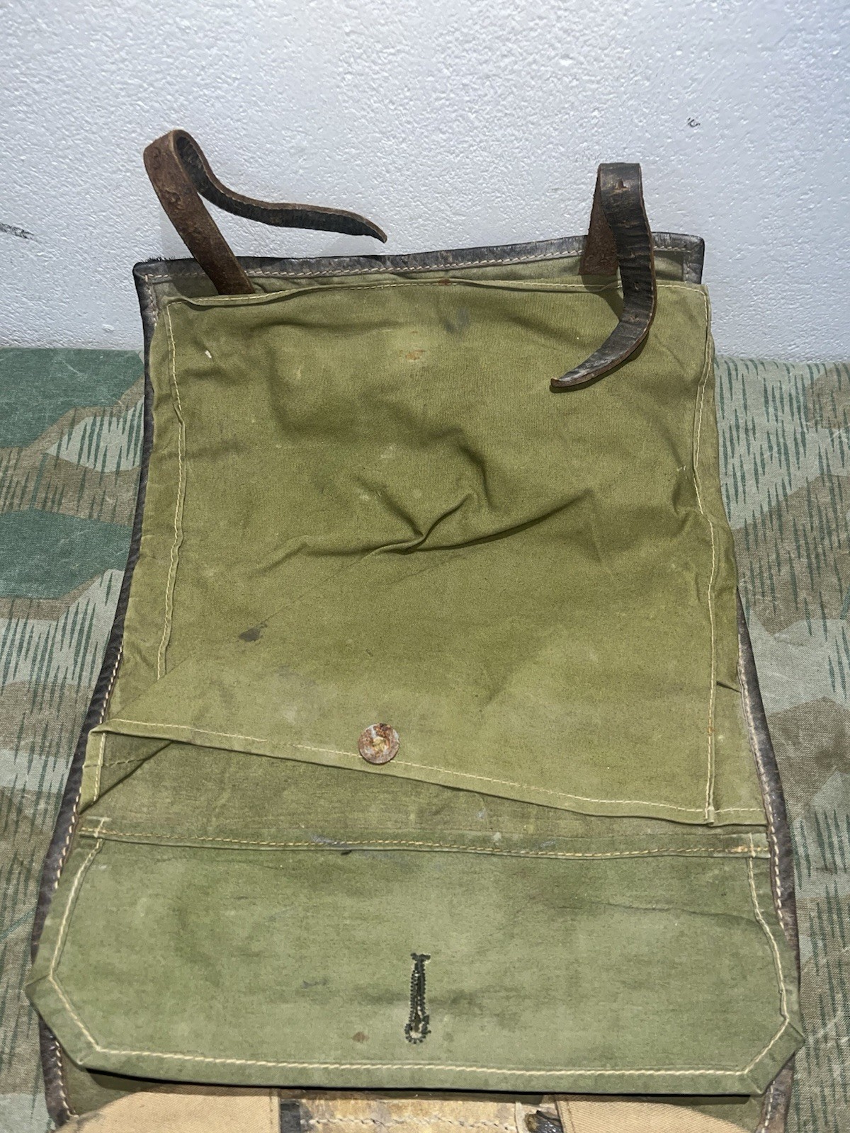 Original WW2 German Uniform M39 Pony Fur Tornister Backpack Marked RB-Nr0561/007 - Image 9