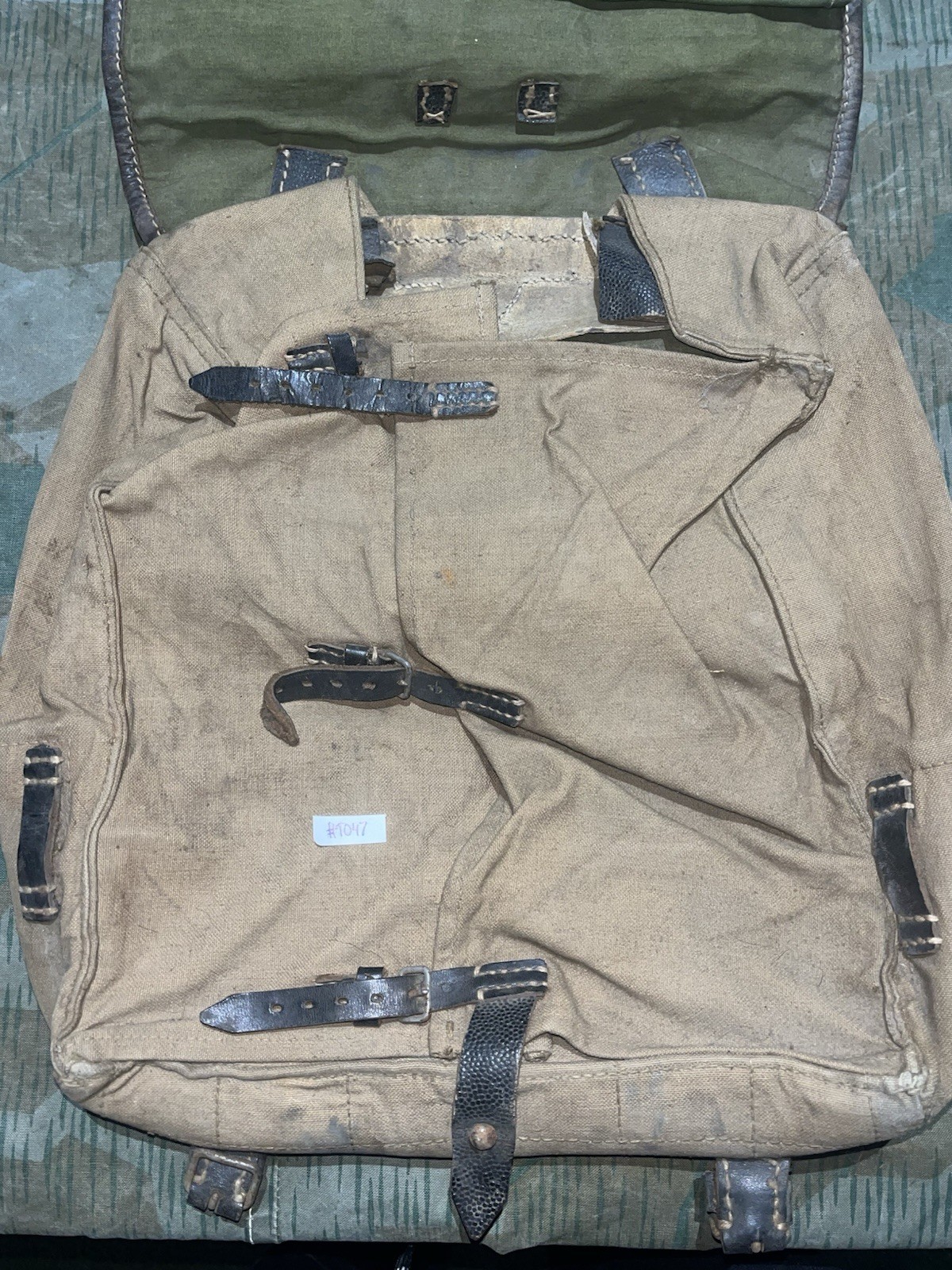 Original WW2 German Uniform M39 Pony Fur Tornister Backpack Marked RB-Nr0561/007 - Image 11