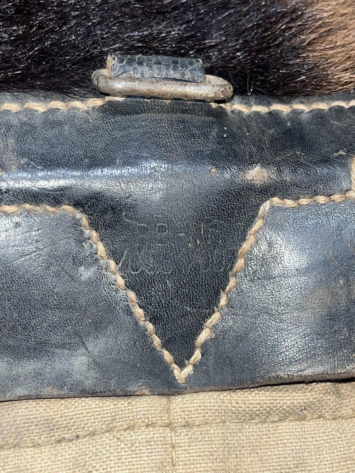 Original WW2 German Uniform M39 Pony Fur Tornister Backpack Marked RB-Nr0561/007 - Image 21