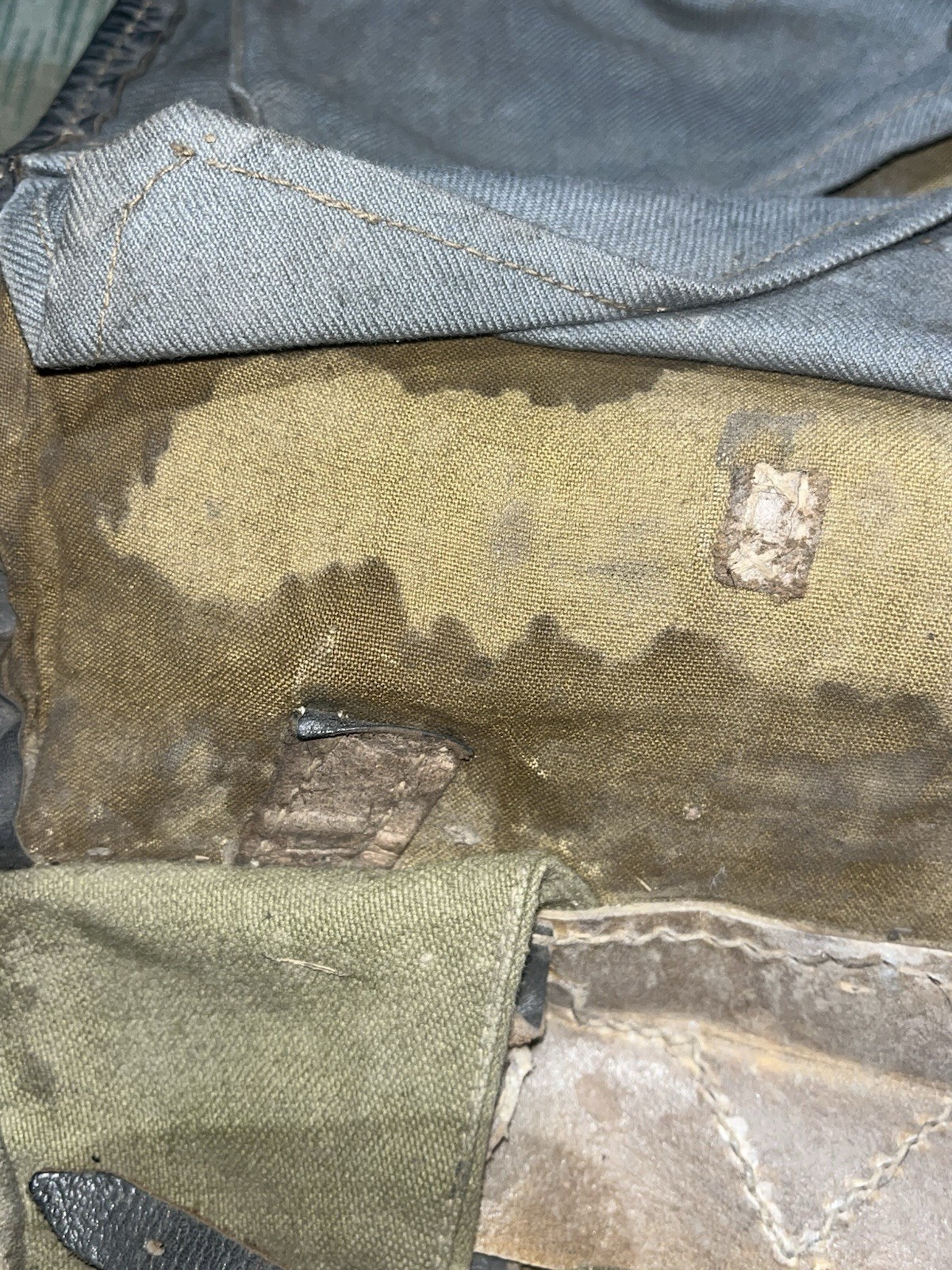 Original WW2 German Uniform M39 Pony Fur Tornister Backpack Marked 0/0783 0043 - Image 8