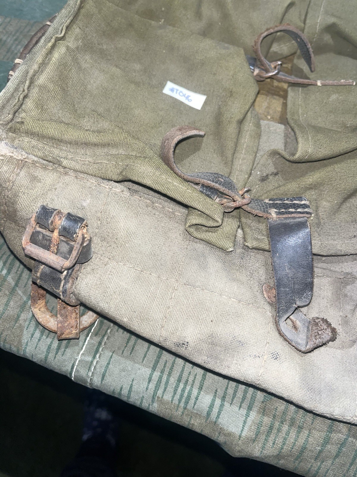 Original WW2 German Uniform M39 Pony Fur Tornister Backpack Marked 0/0783 0043 - Image 10