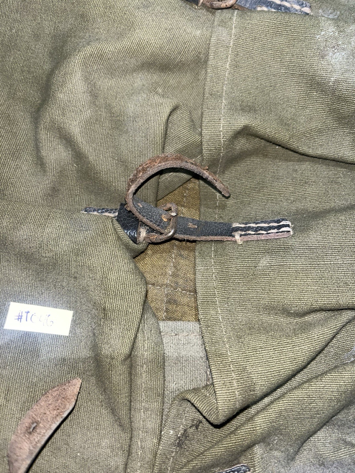 Original WW2 German Uniform M39 Pony Fur Tornister Backpack Marked 0/0783 0043 - Image 12