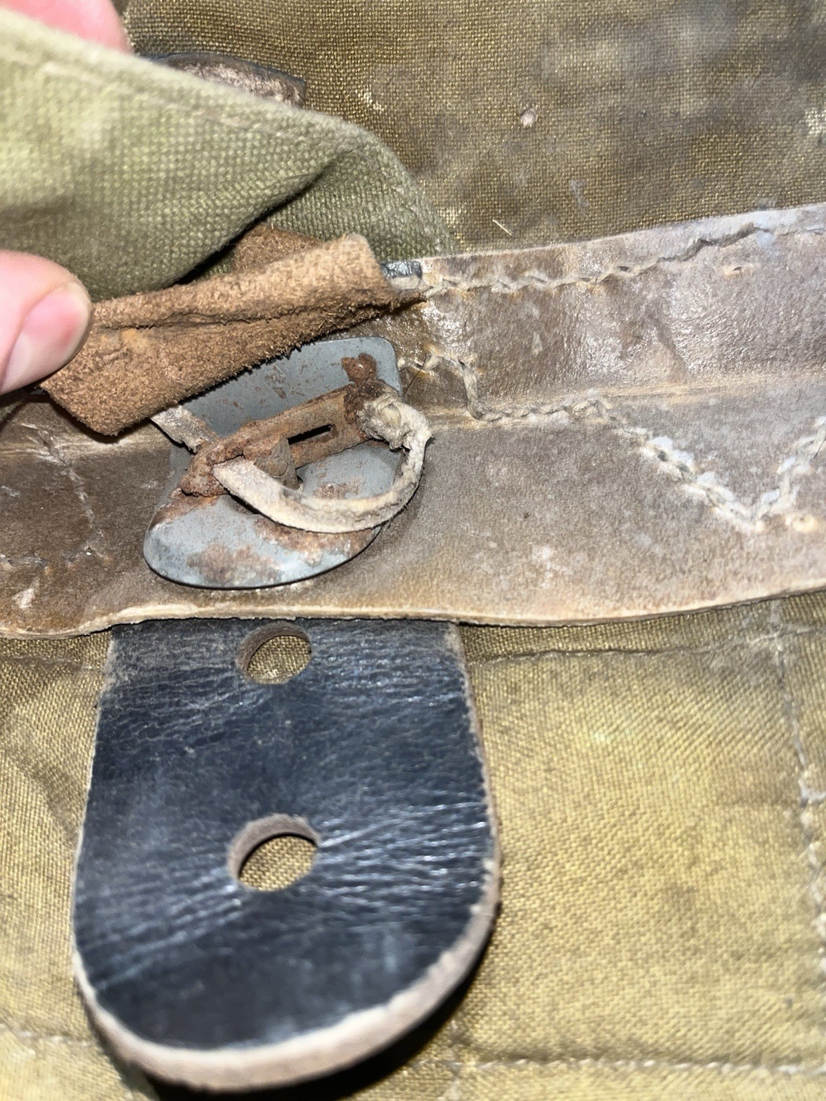 Original WW2 German Uniform M39 Pony Fur Tornister Backpack Marked 0/0783 0043 - Image 17