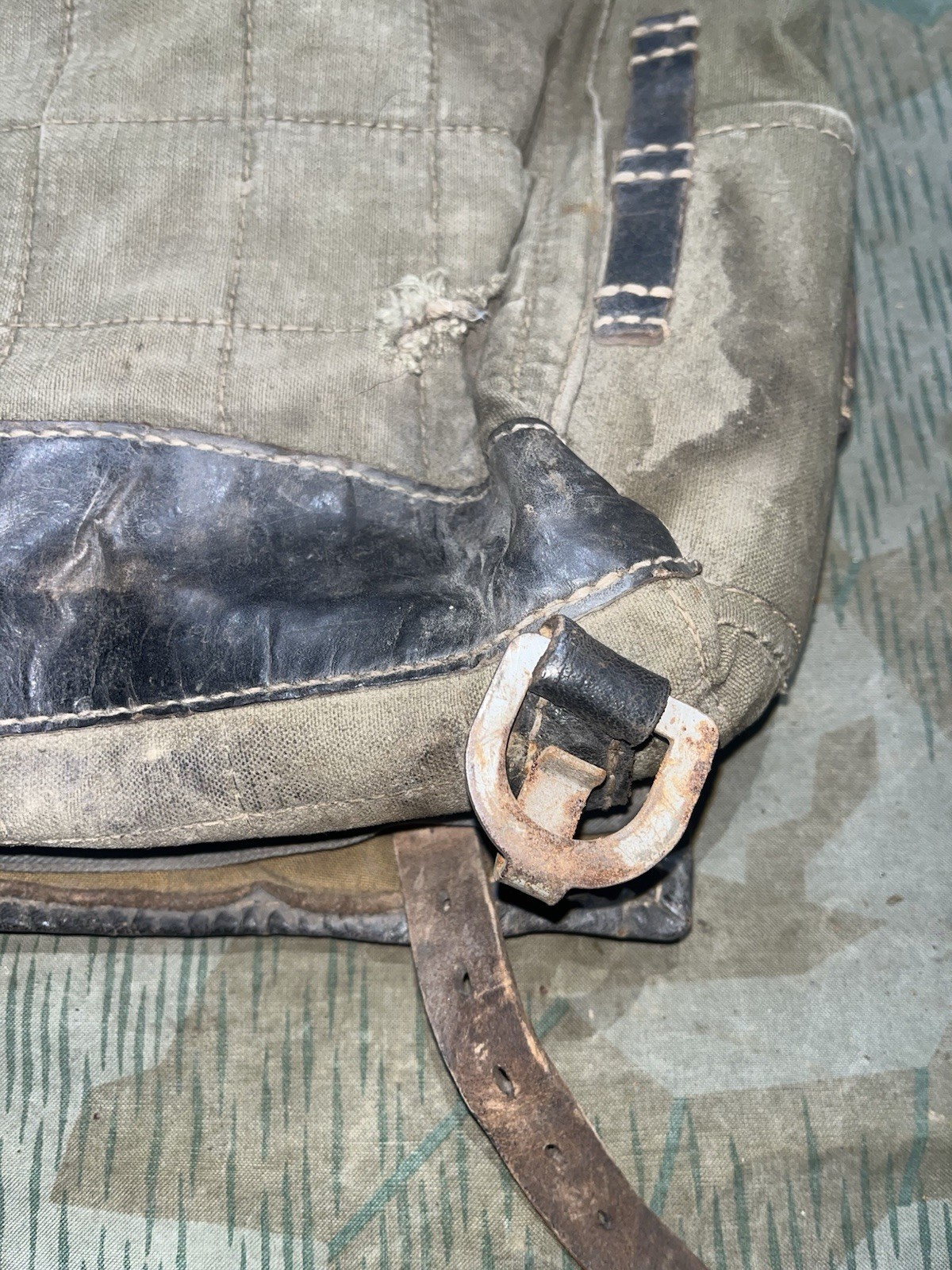 Original WW2 German Uniform M39 Pony Fur Tornister Backpack Marked 0/0783 0043 - Image 21