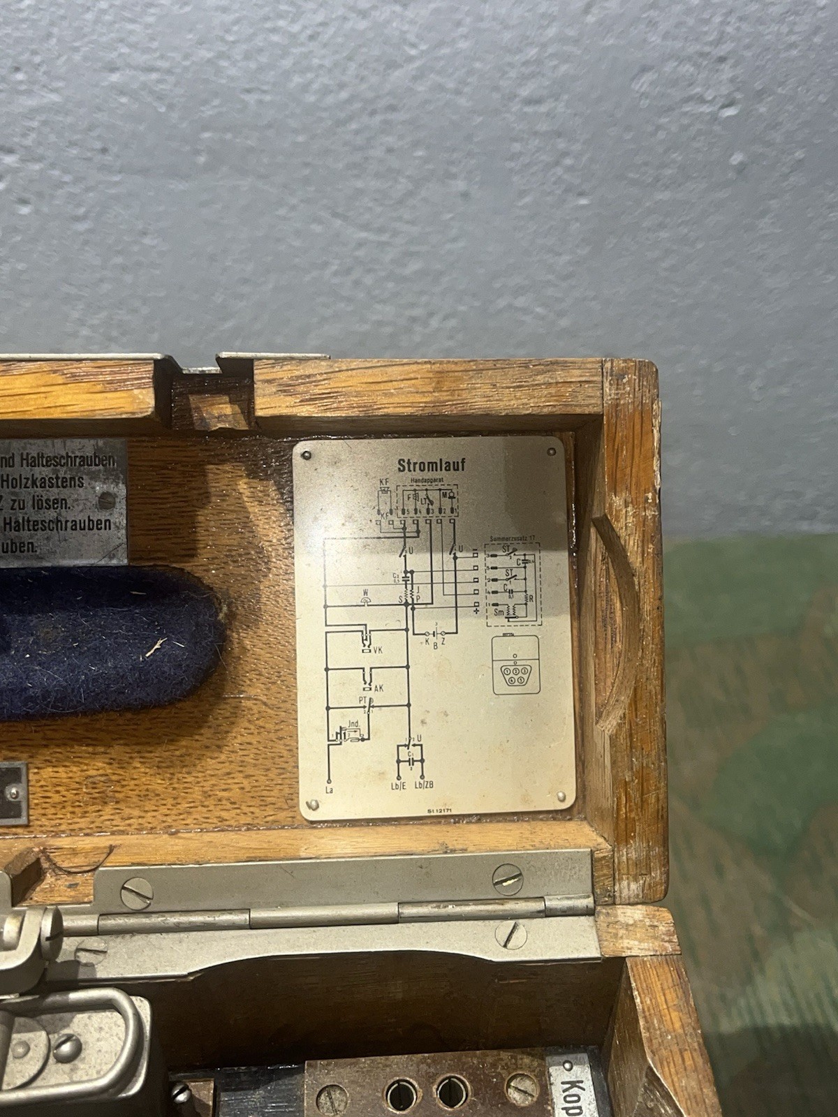 Post-WW1 / Pre-WW2 Original German Field Telephone FF26 / Precursor to FF33 - Image 6