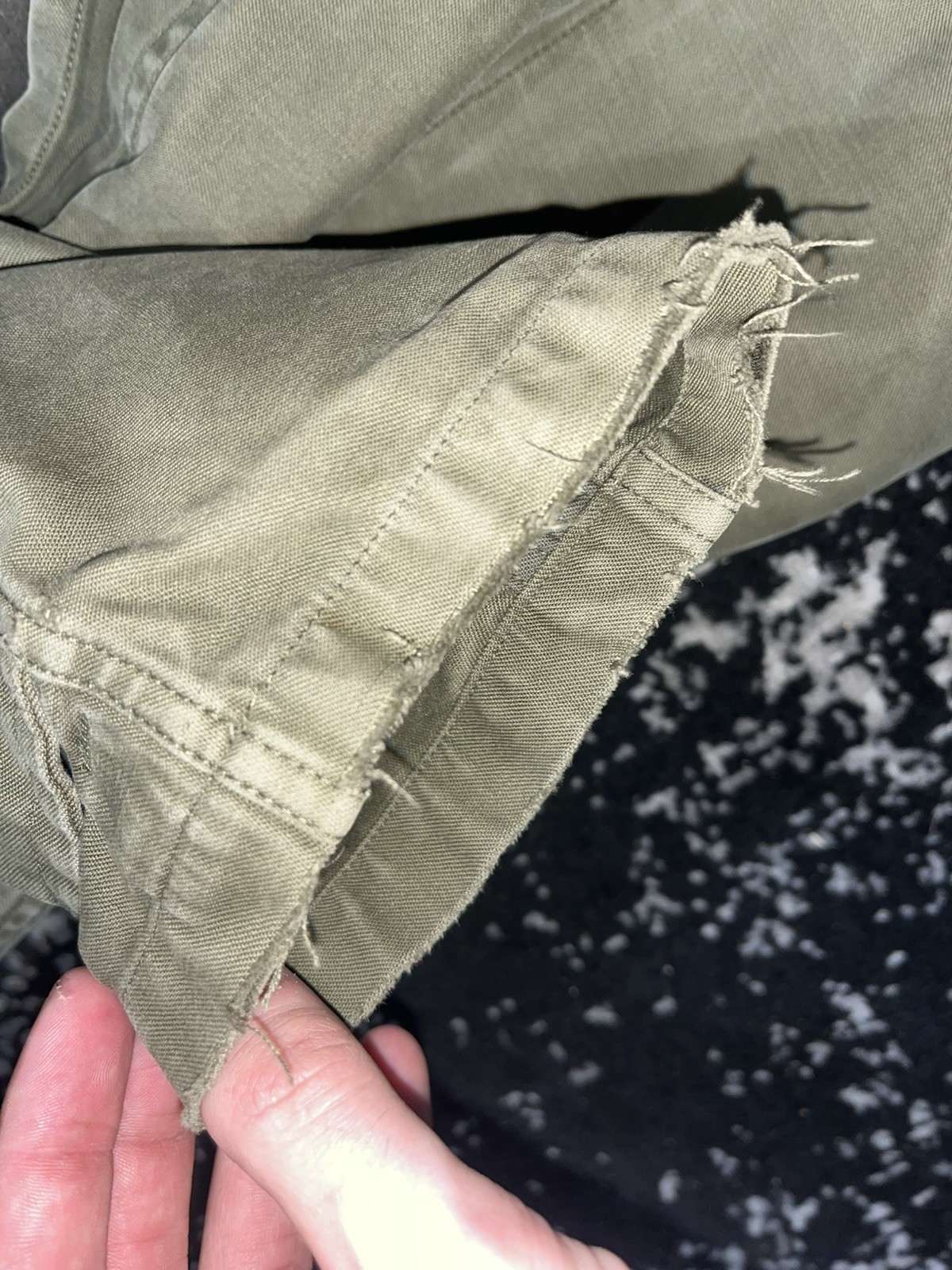 Post WW2 German Bundeswehr Flag Coat Parka Fleece Lined Size Medium - Image 4