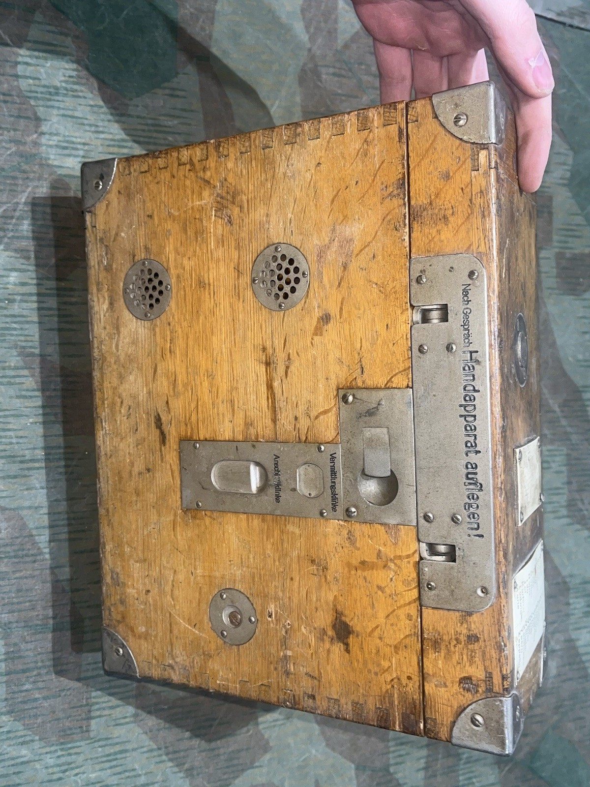 Post-WW1 / Pre-WW2 Original German Field Telephone FF26 / Precursor to FF33 - Image 14